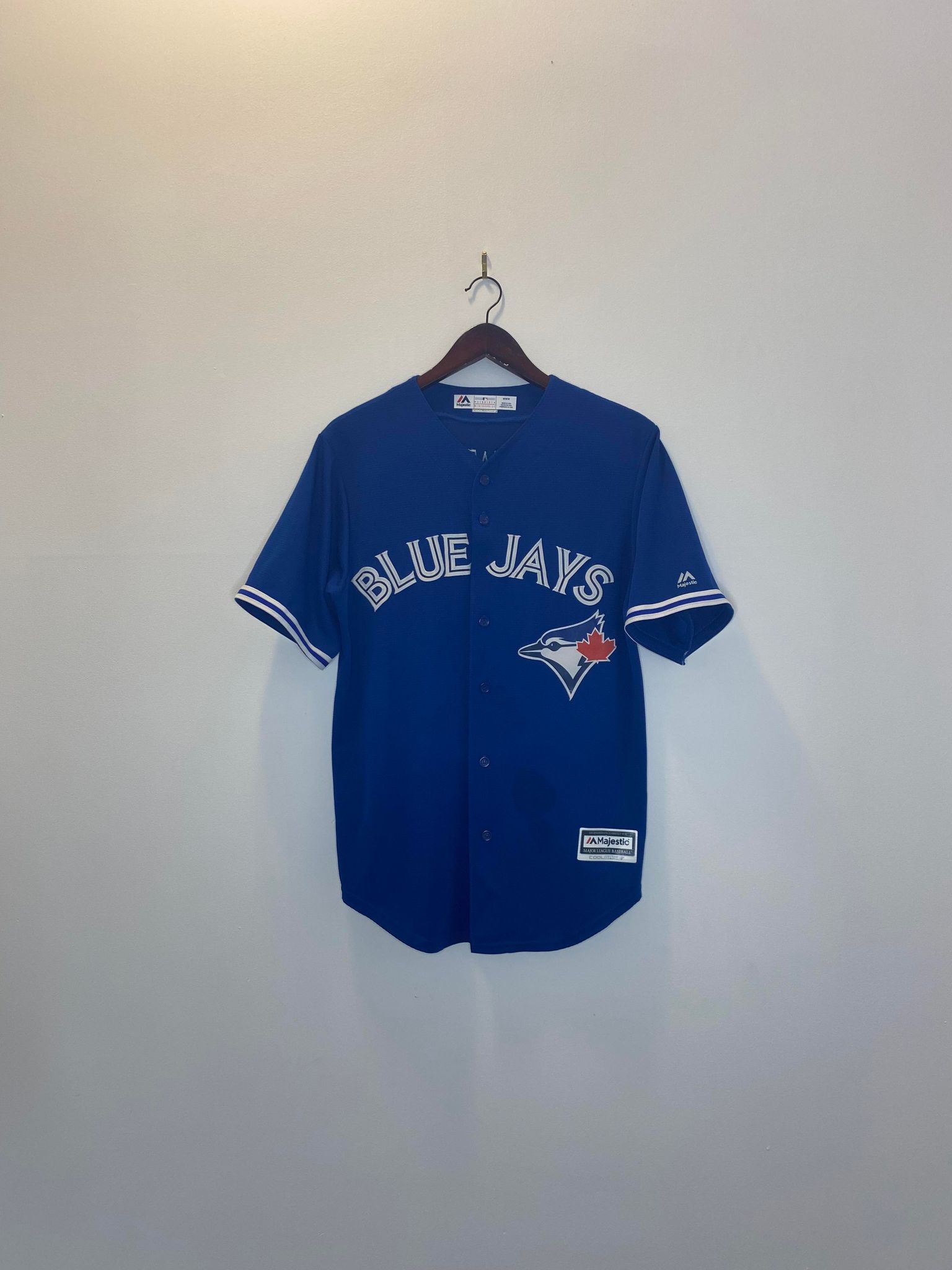 Majestic x MLB x Toronto BLUE JAYS x Troy Tulowitzki Blue Baseball