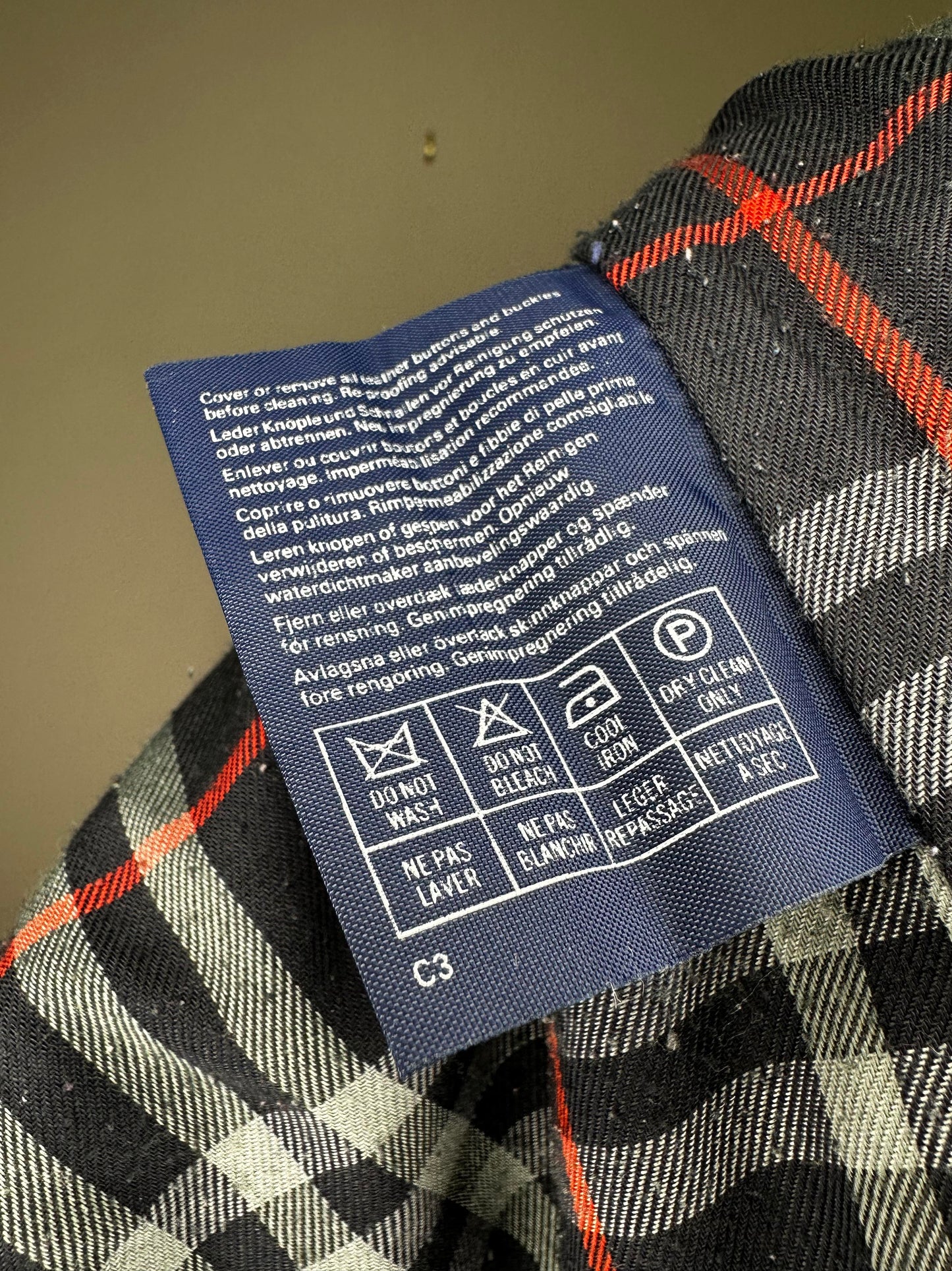 VTG x BURBERRY x 80's Burberry's Checkered Liner Navy Trench Coat x - Women's 6 Petite