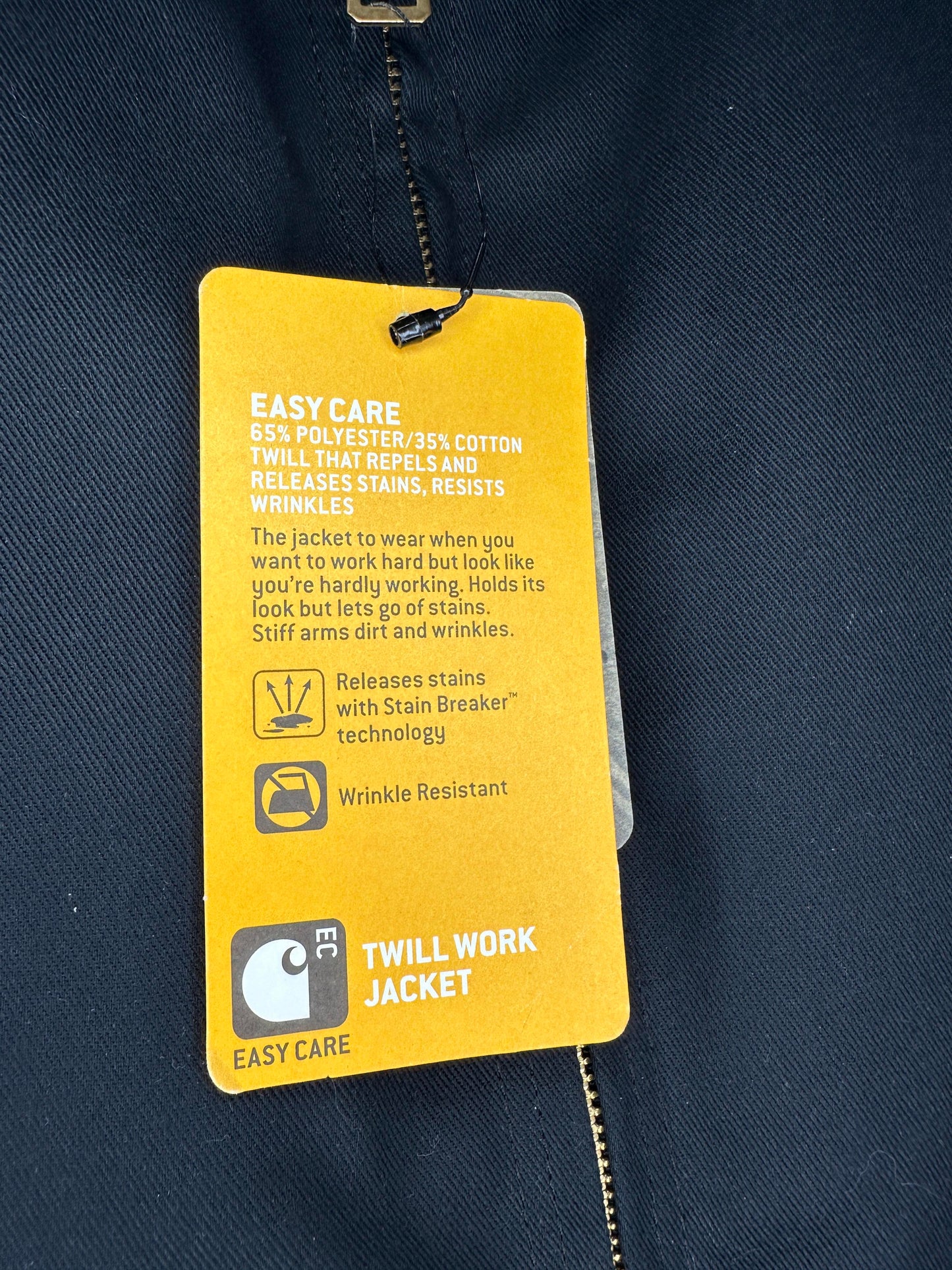 CARHARTT x New w/ Tag x Black Detroit Zip Up Light Jacket - XL (Tall)