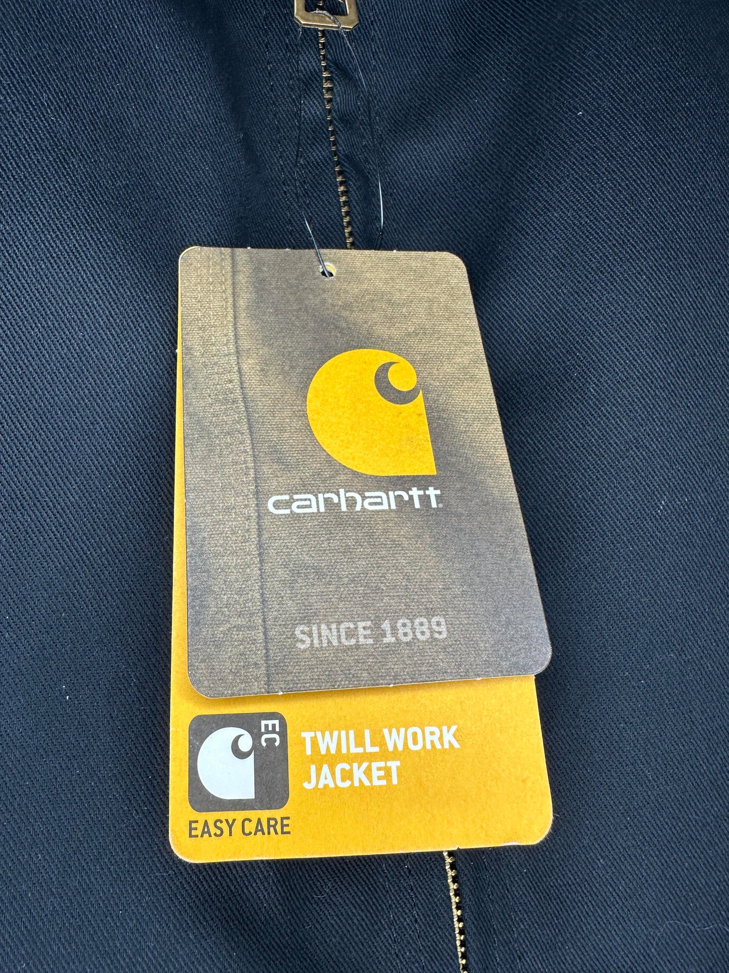 CARHARTT x New w/ Tag x Black Detroit Zip Up Light Jacket - XL (Tall)