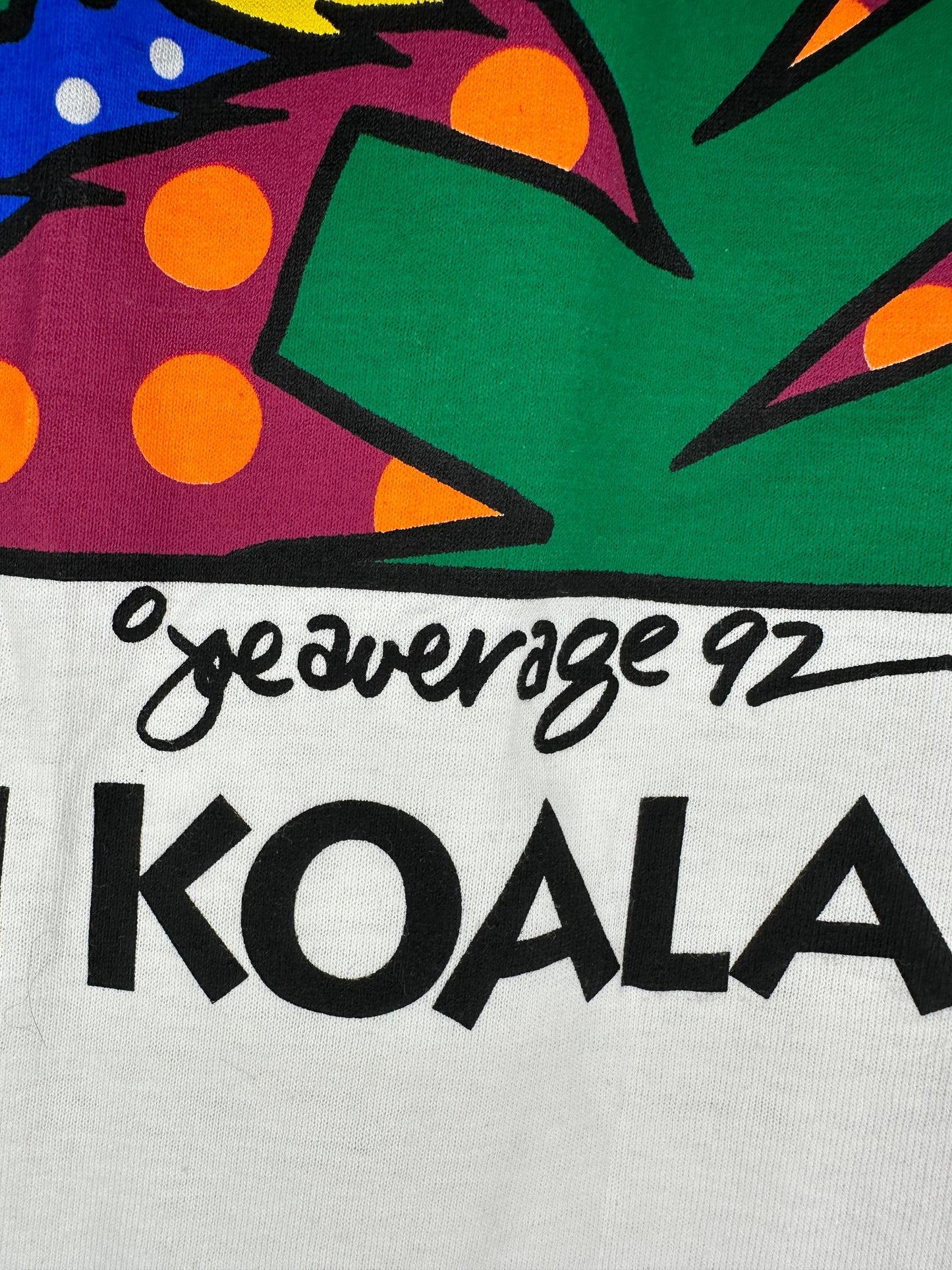 VTG x Gildan x Go Crazy with Koala x Joe Average x White Art Tee - XL