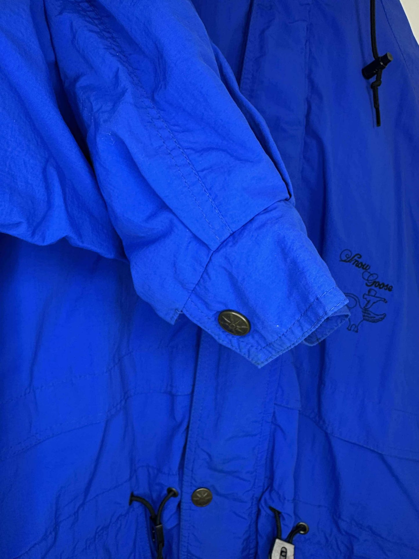 VTG x Snow Goose x Gore-Tex x Canada Goose x Blue Full Zip Parka Jacket - Cut Tag (XL)
