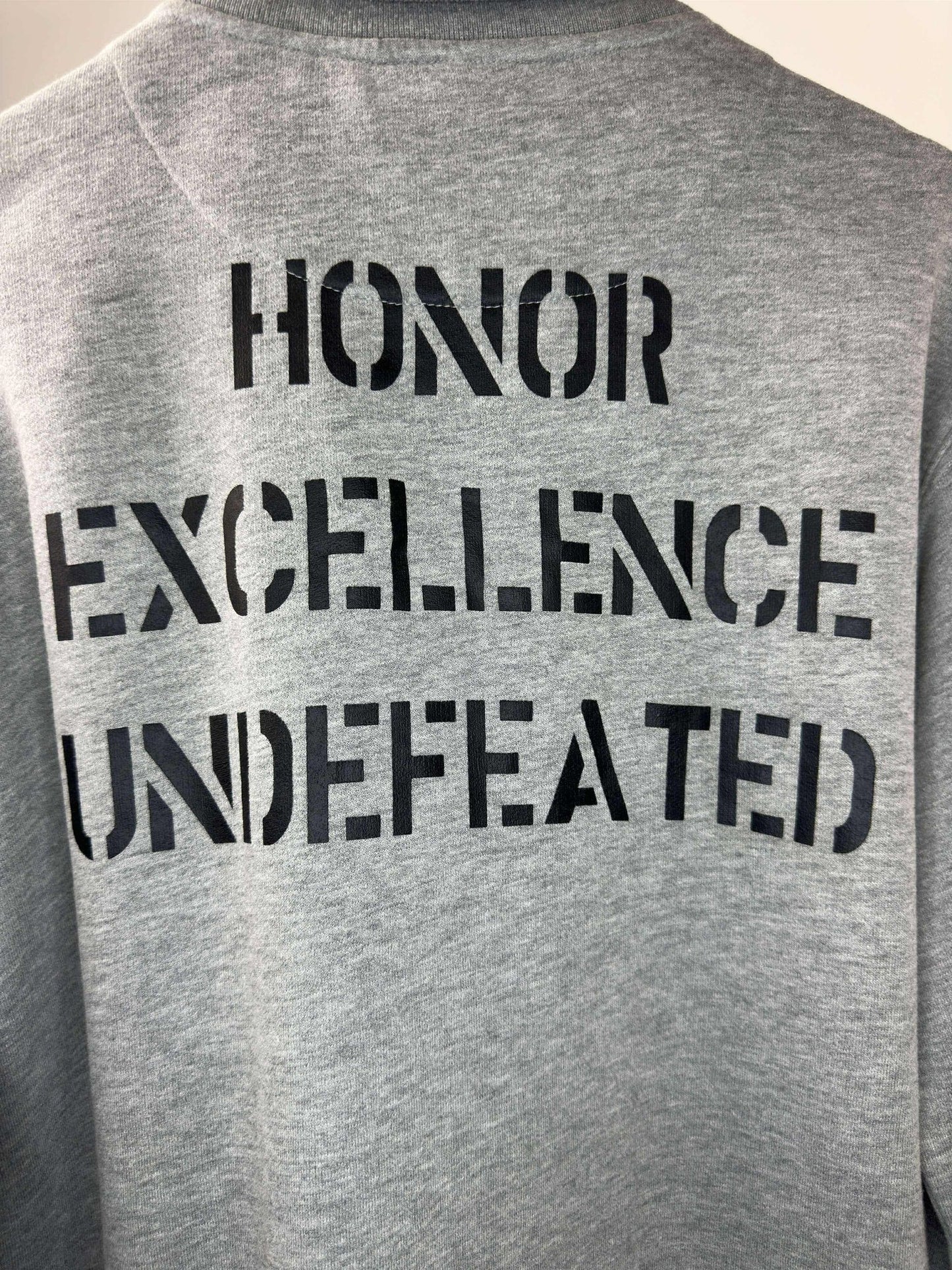 Undefeated x Honor Excellence Undefeated x Grey Button Down Sweatshirt Material Light Jacket - L