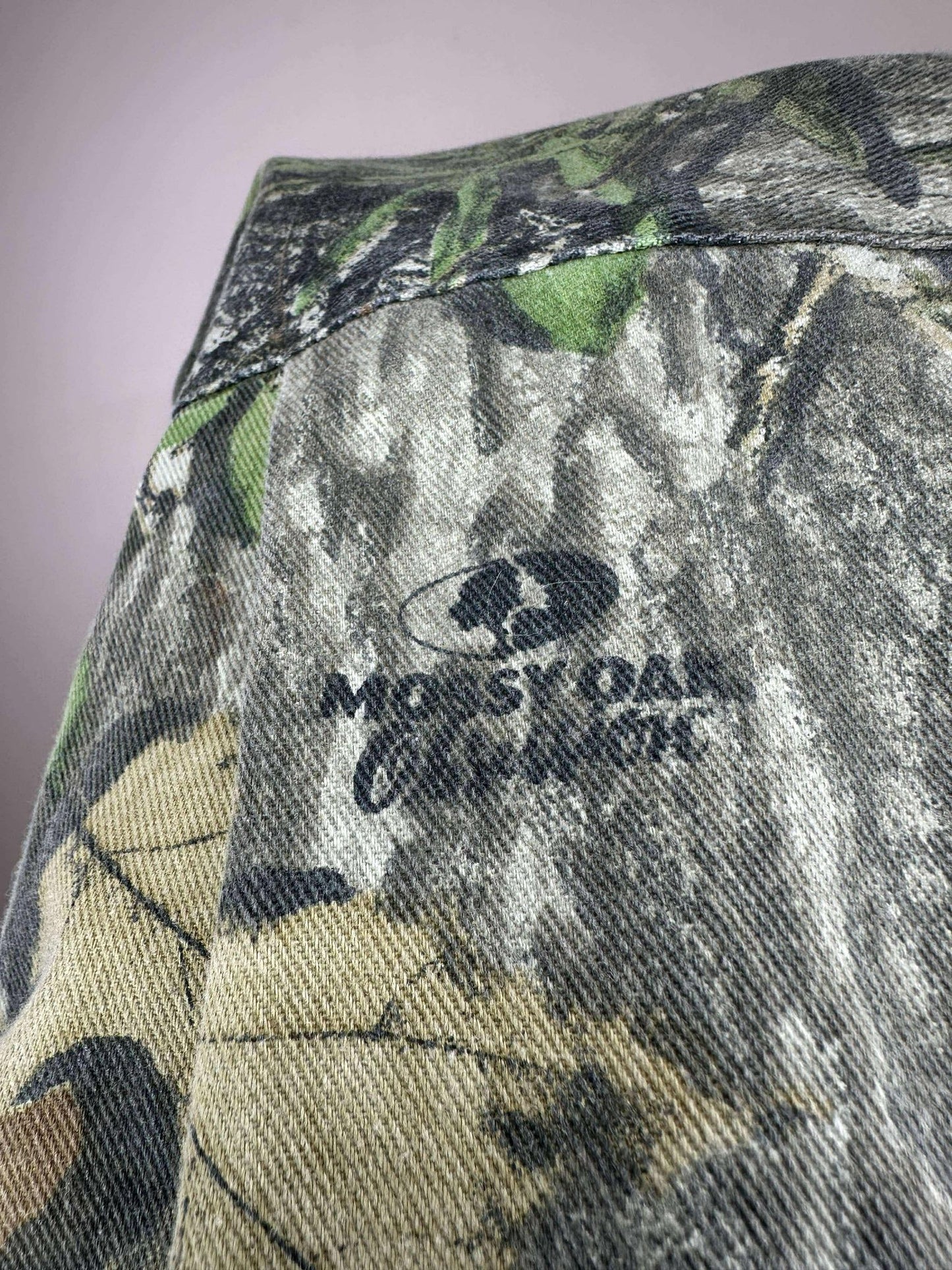 No Trace x Real Tree x Mossy Oak x Camouflage Long Sleeve Button Up - XL