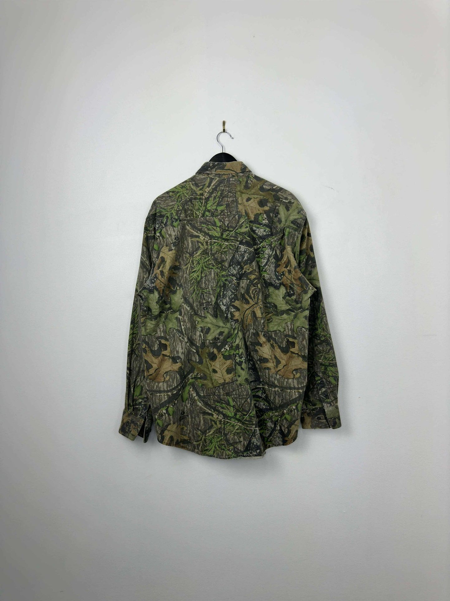 No Trace x Real Tree x Mossy Oak x Camouflage Long Sleeve Button Up - XL