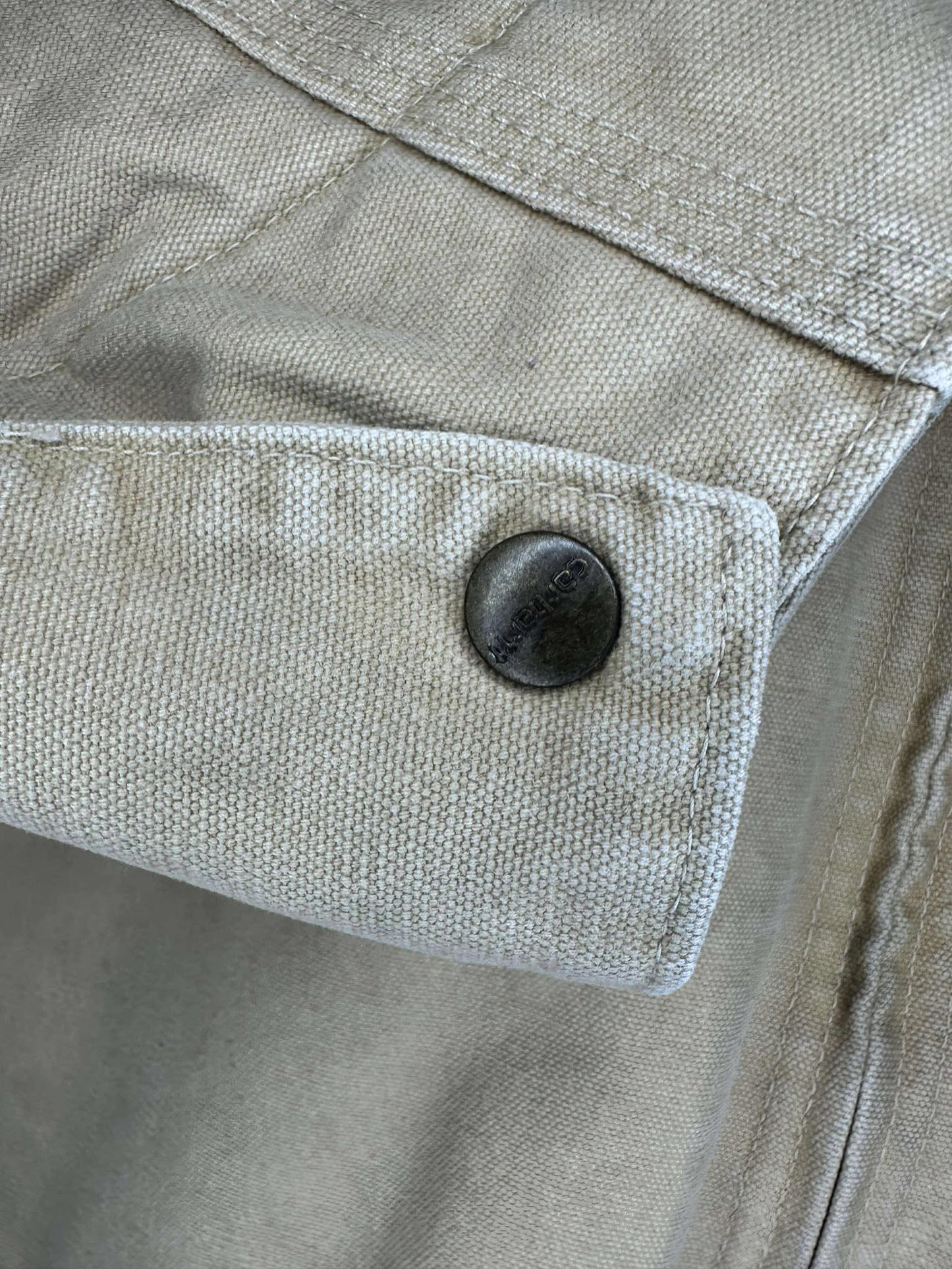 Carhartt x Blanket Lined Beige / Perfect Fading Detroit Jacket - Cut Tag (L)