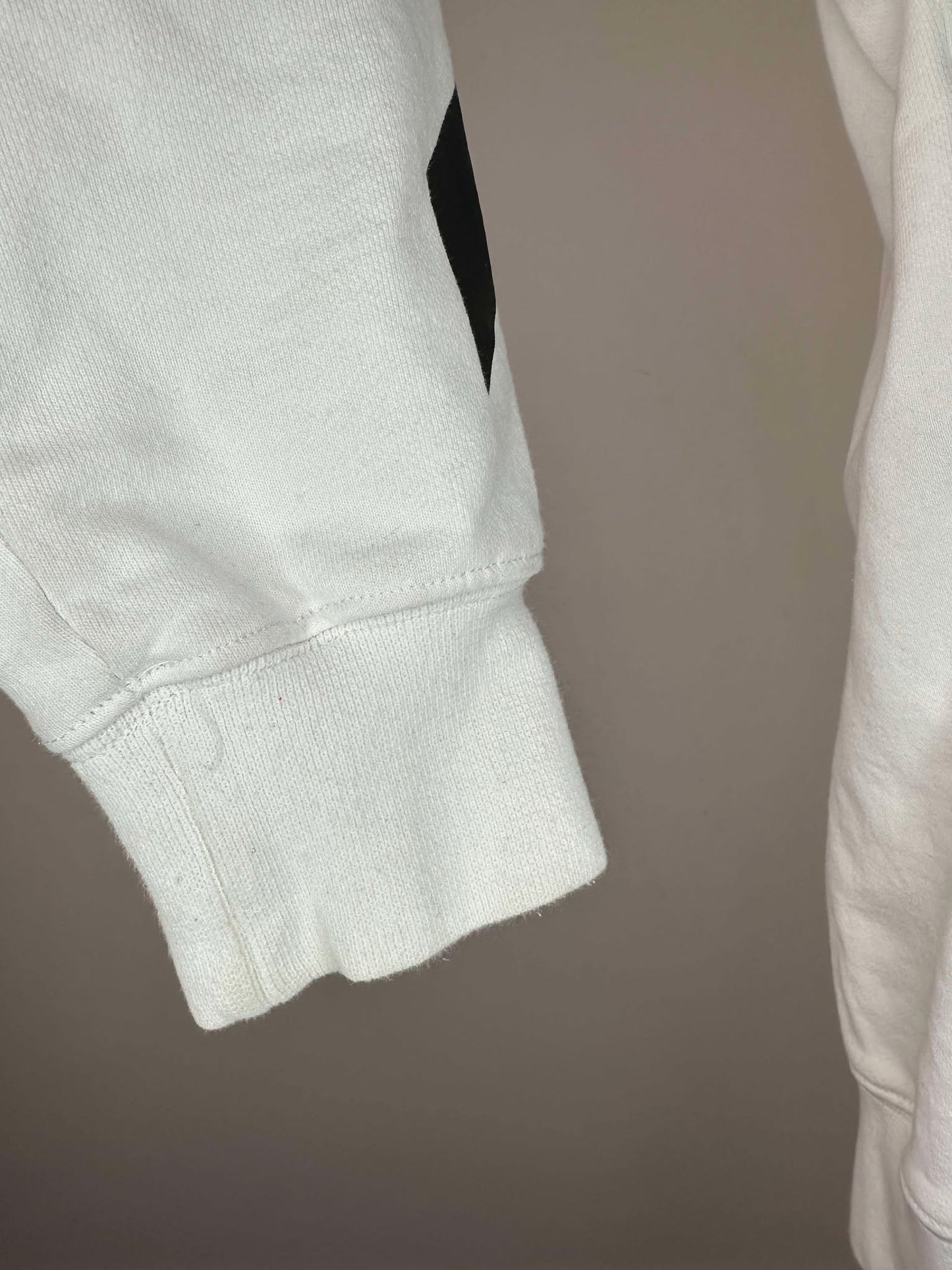 Off White x Arrows x Caravaggio Annunciation x Full Graphic White Pullover Hoodie - XL