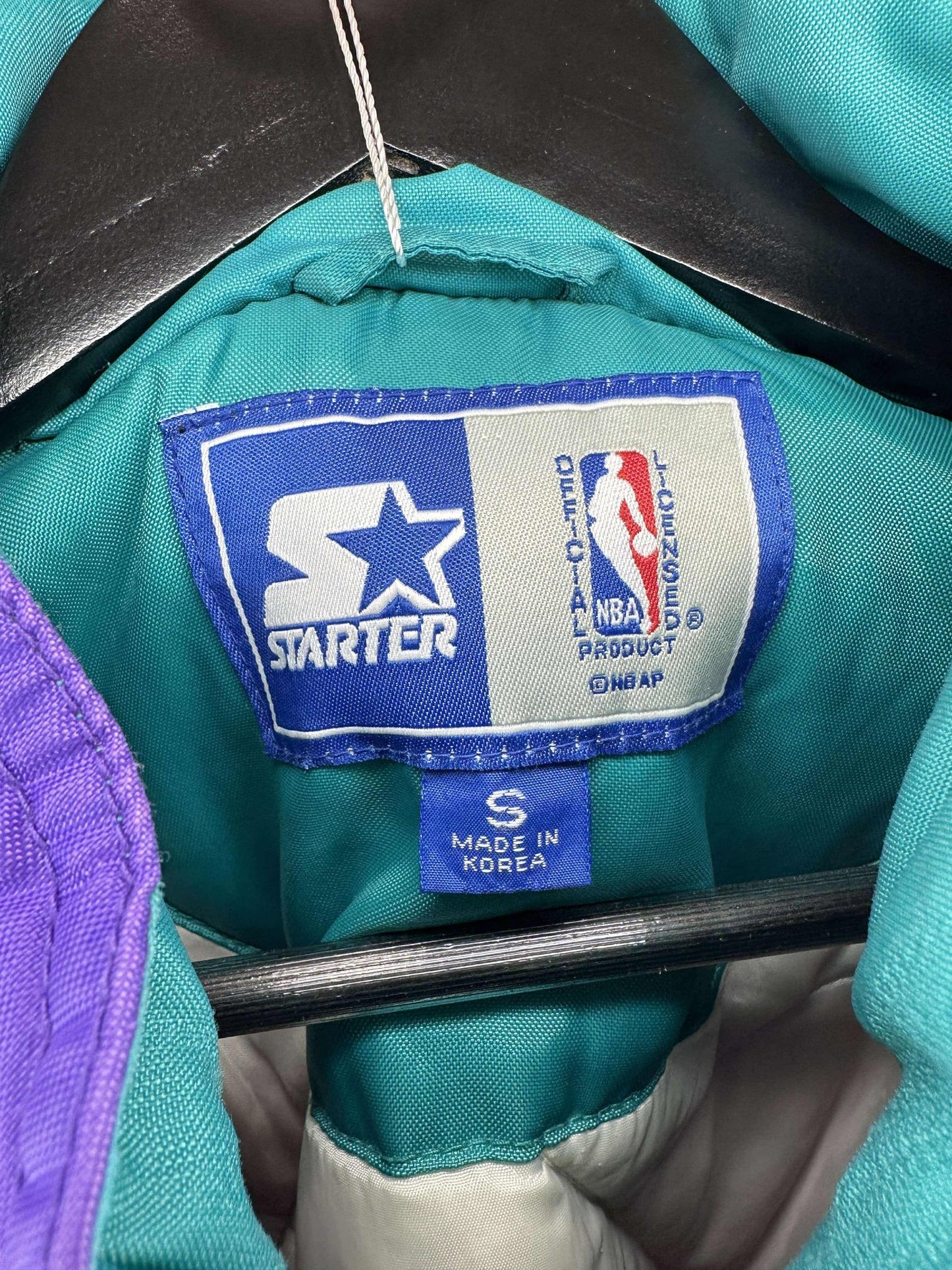 VTG x NBA x Starter x Charlotte Hornets x Full Zip Heavy Insulated Jacket - S