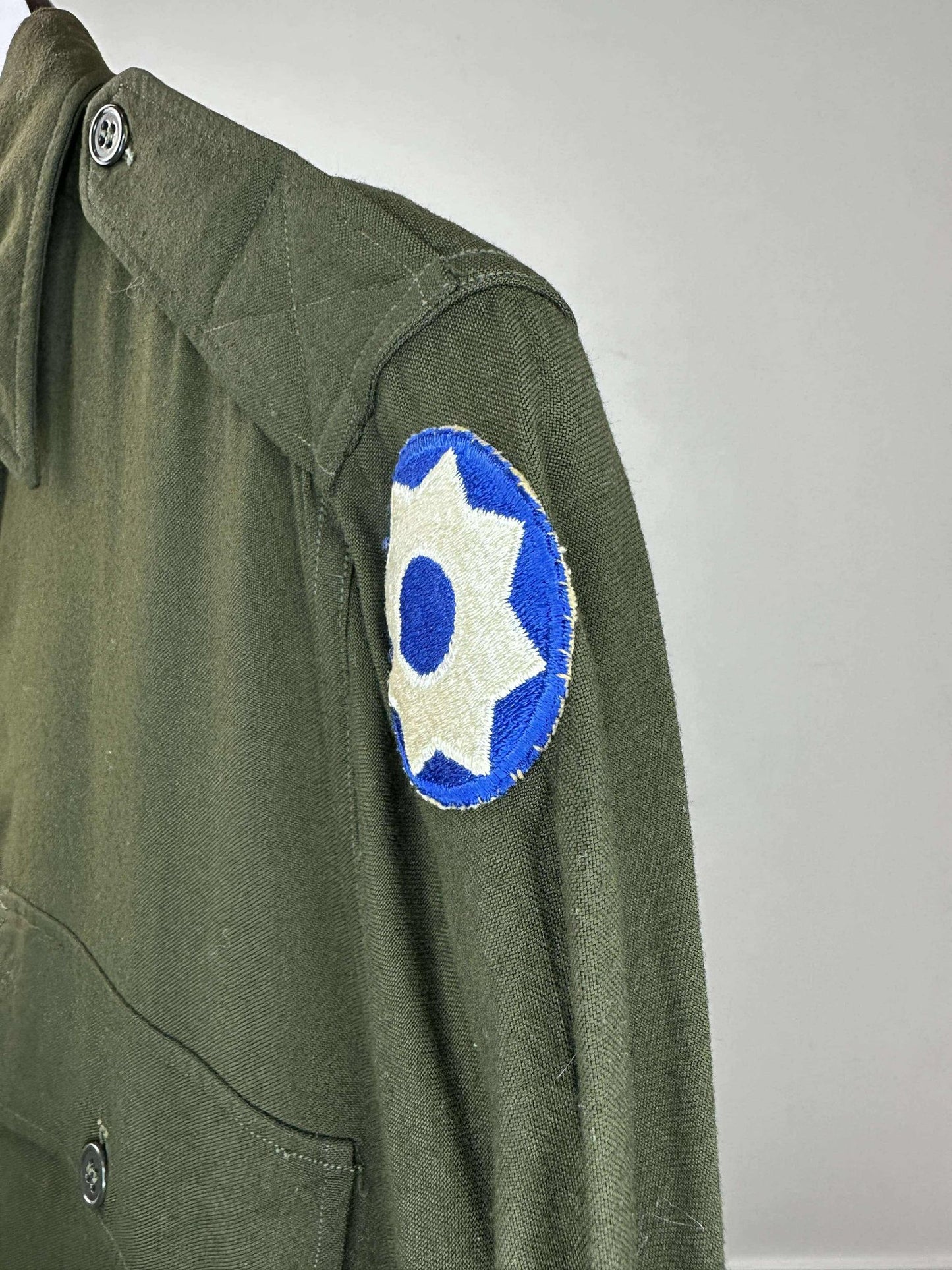 VTG x Jayson x World War x Military Green Long Sleeve Button Up - No Tag (S)
