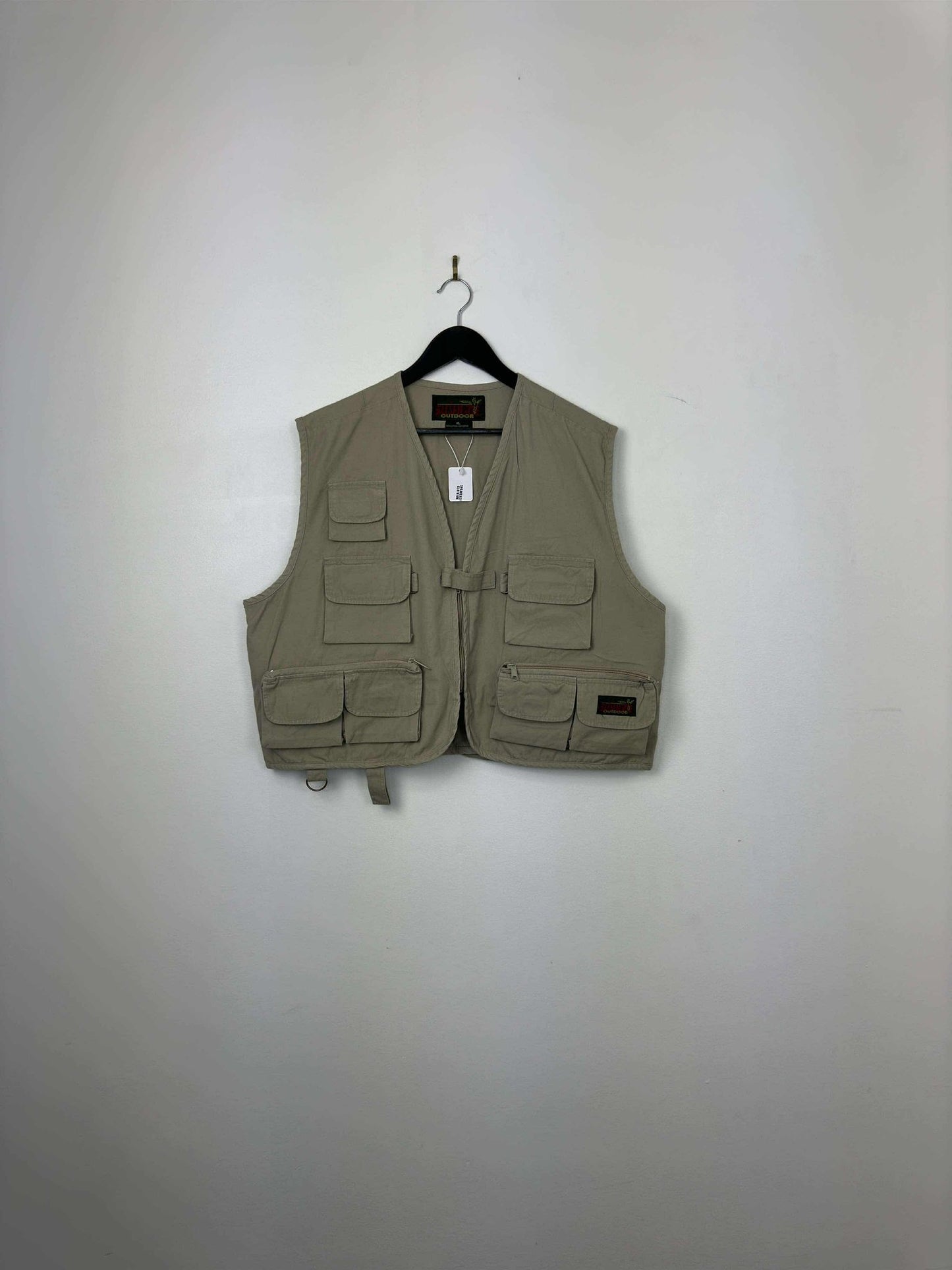 Bushline Outdoor x Beige Fishing Multipocketed Vest - XL