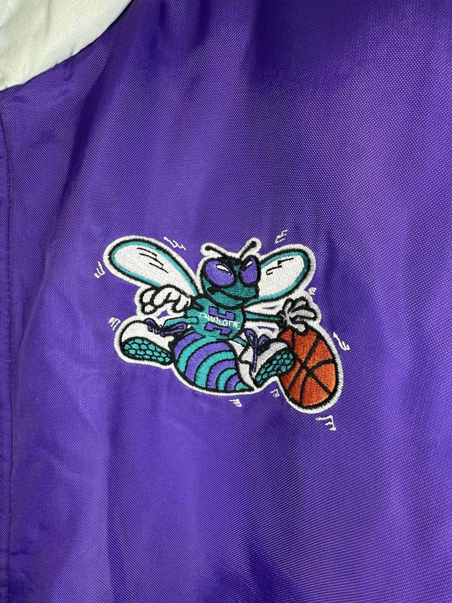 VTG x NBA x Starter x Charlotte Hornets x Full Zip Heavy Insulated Jacket - S