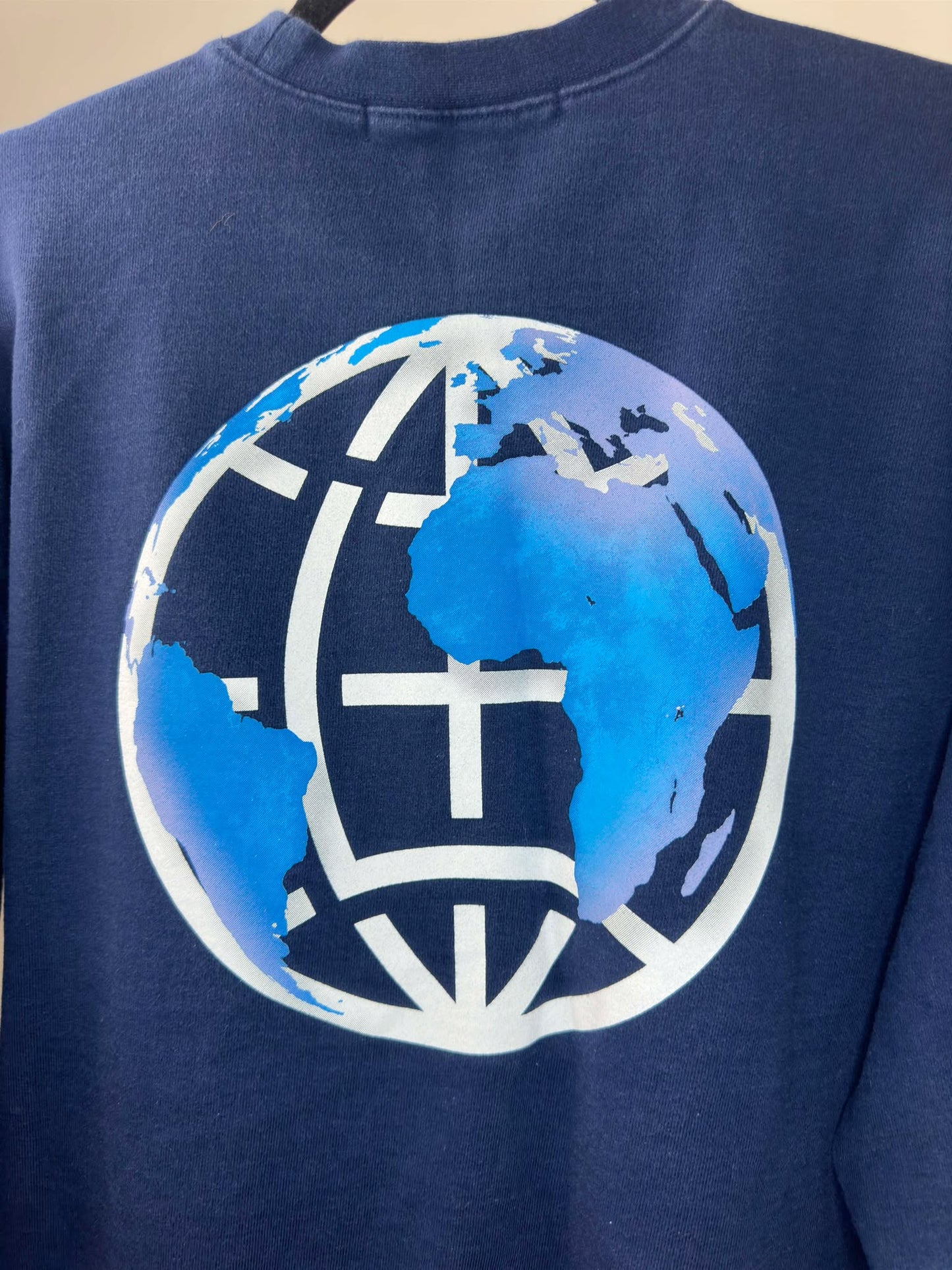LMC x Lost Management Cities Navy Pullover Crewneck - M