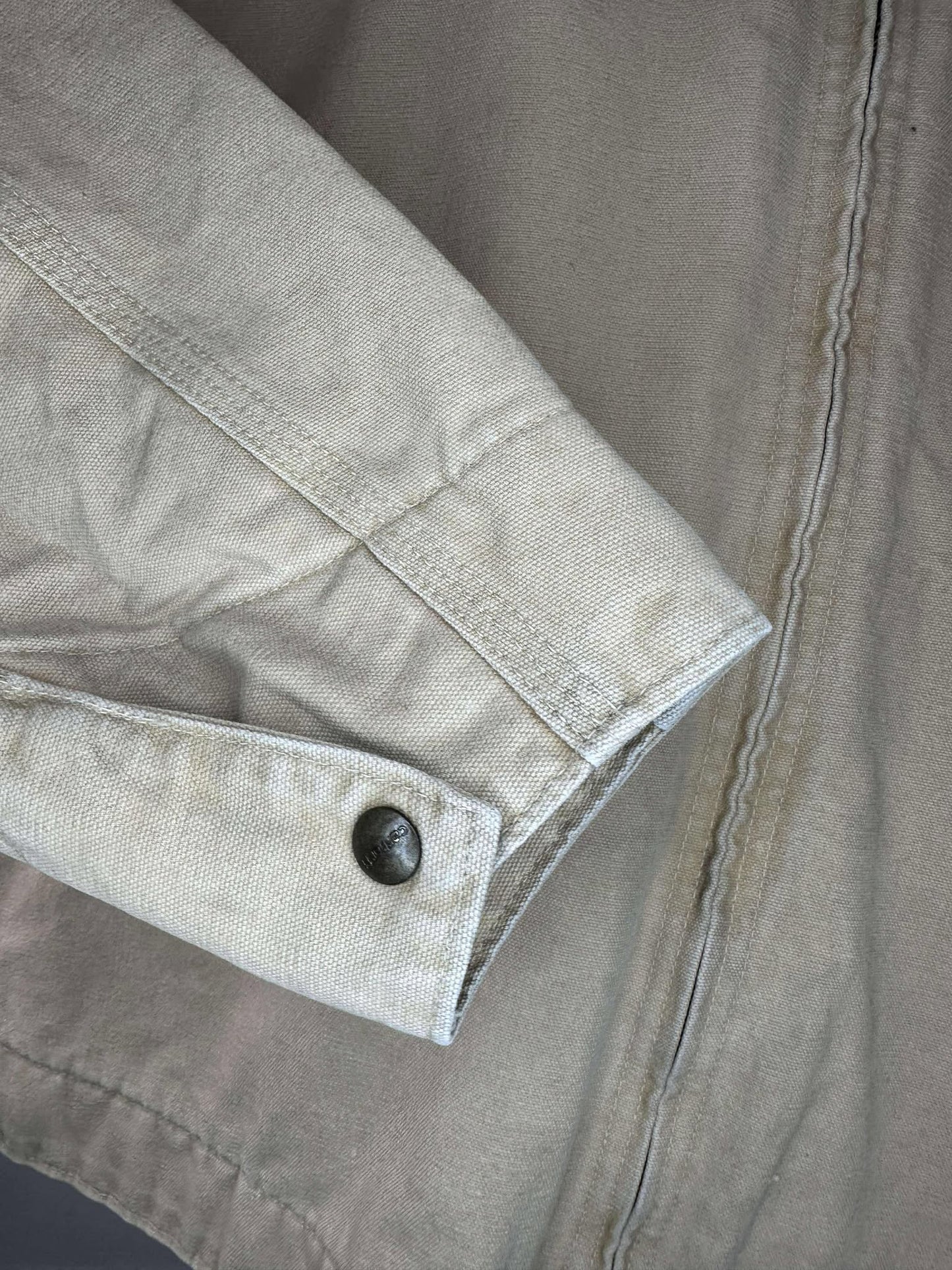 Carhartt x Blanket Lined Beige / Perfect Fading Detroit Jacket - Cut Tag (L)