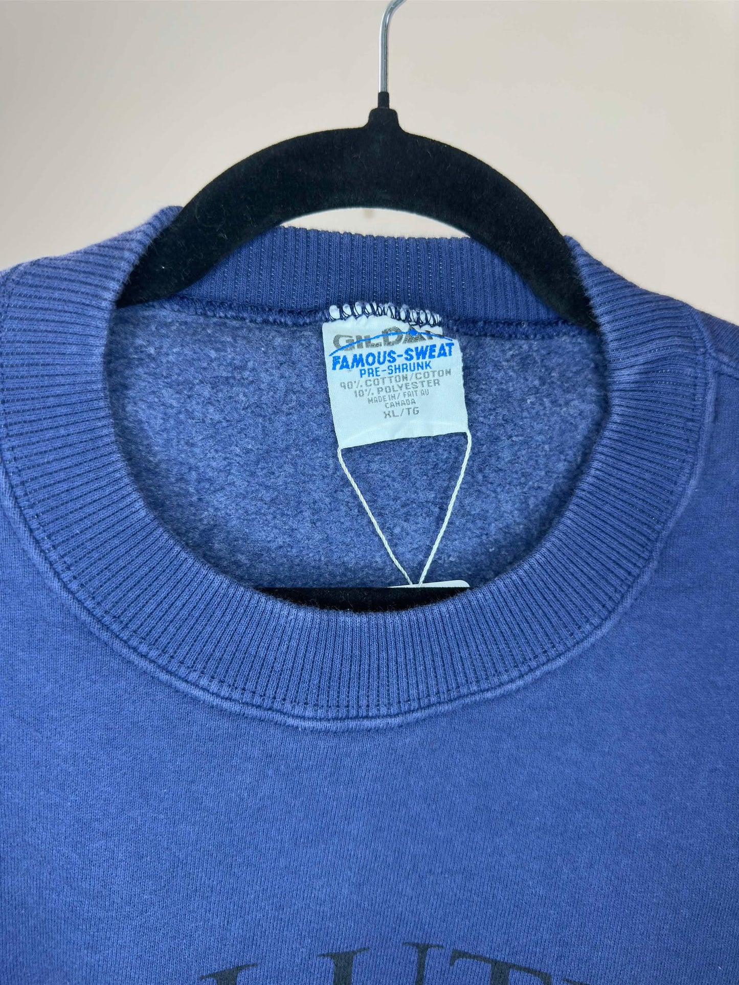 VTG x Gildan x Evolution of Hunting x Navy Pullover Crewneck - XL