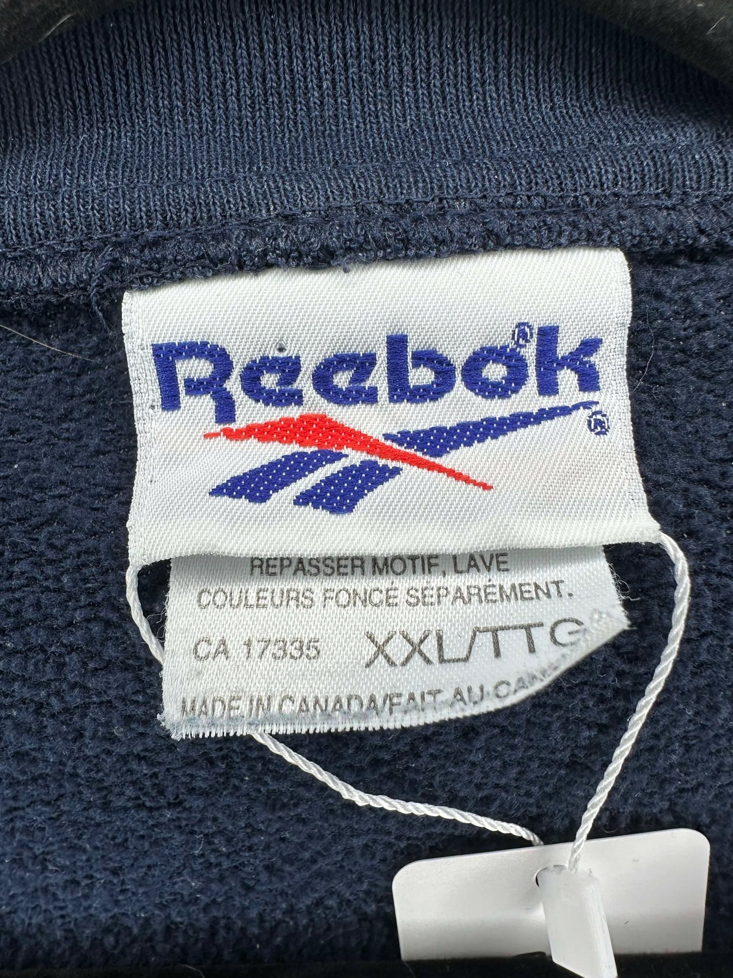 VTG x Reebok x Essential Perfect Fade Navy Pullover Crewneck - XXL