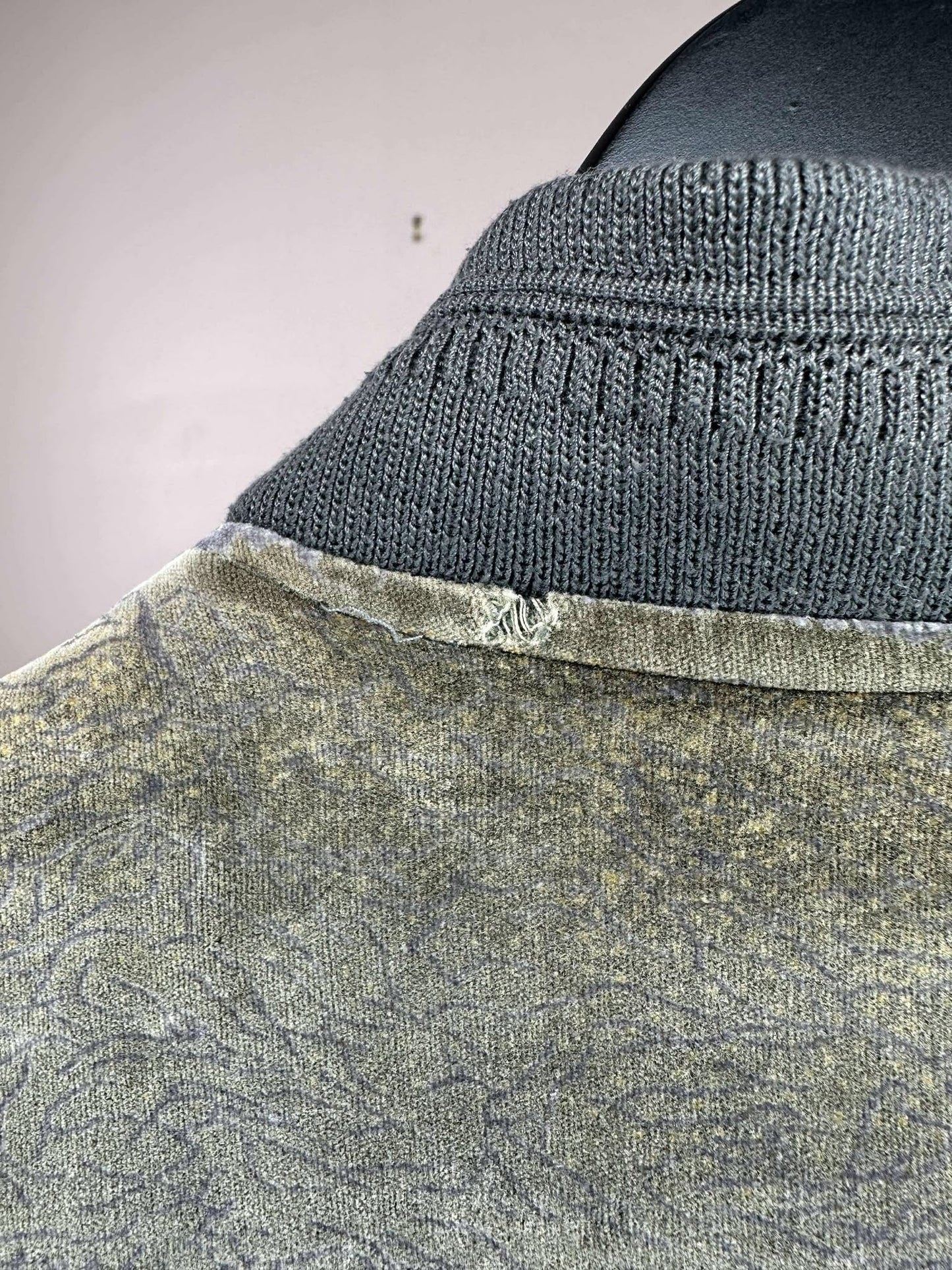VTG x Huang Daying x AOP Print Light Bomber Style Jacket - XL