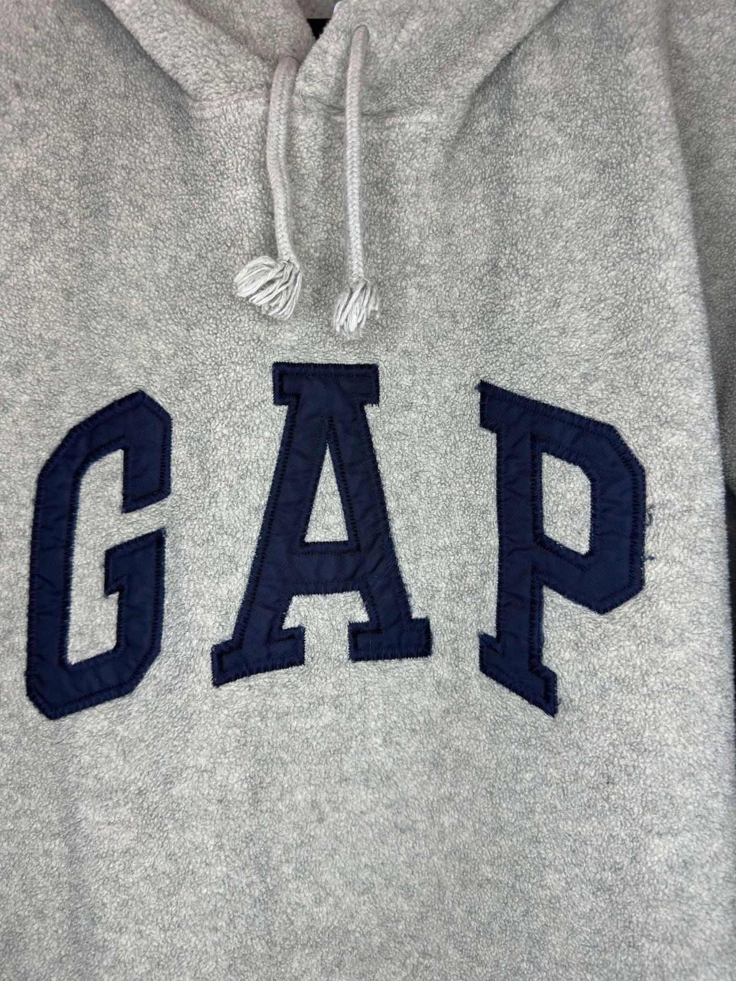 GAP x Beige Sherpa Fleece Type Pullover Hoodie - L