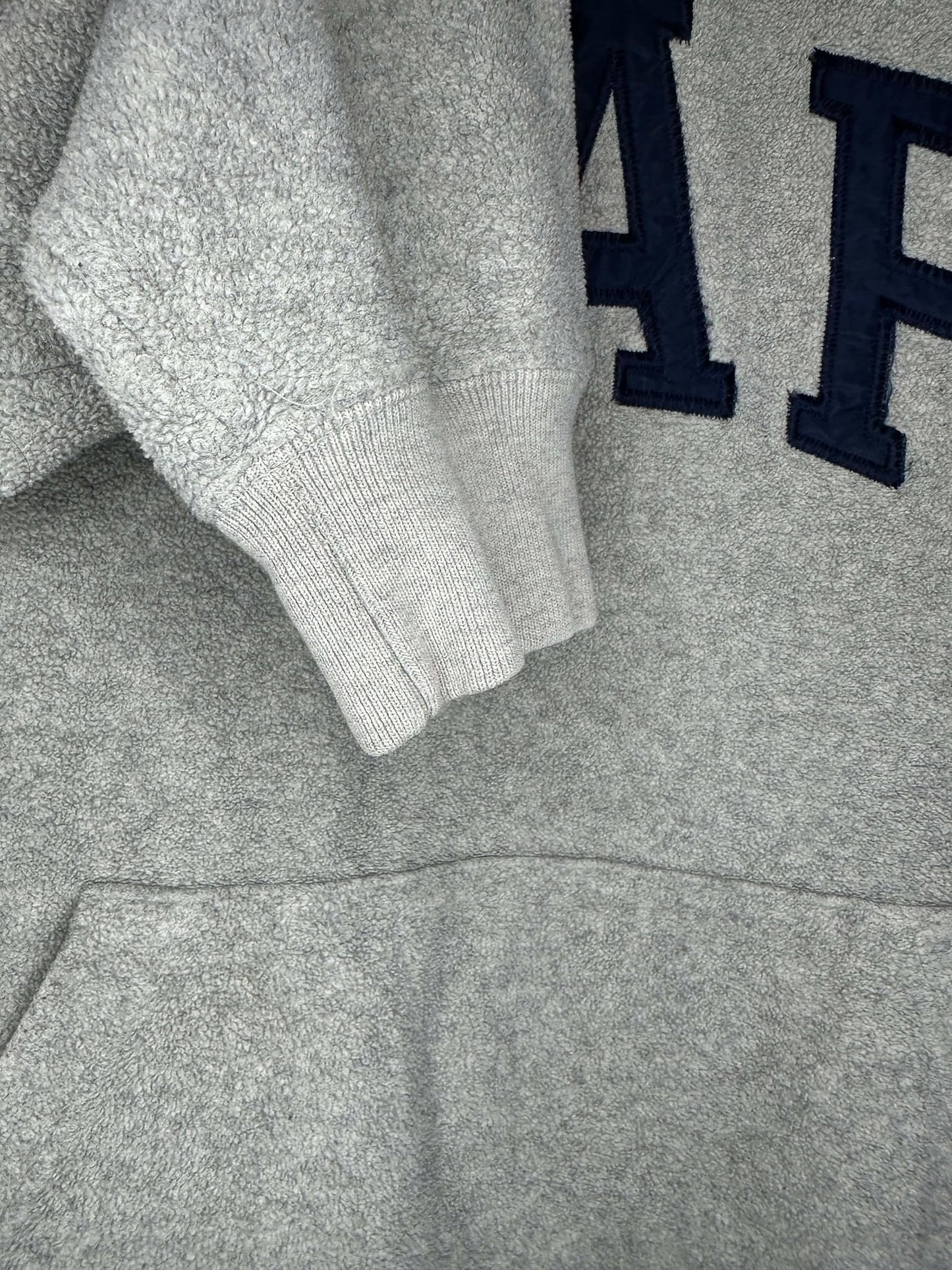GAP x Beige Sherpa Fleece Type Pullover Hoodie - L