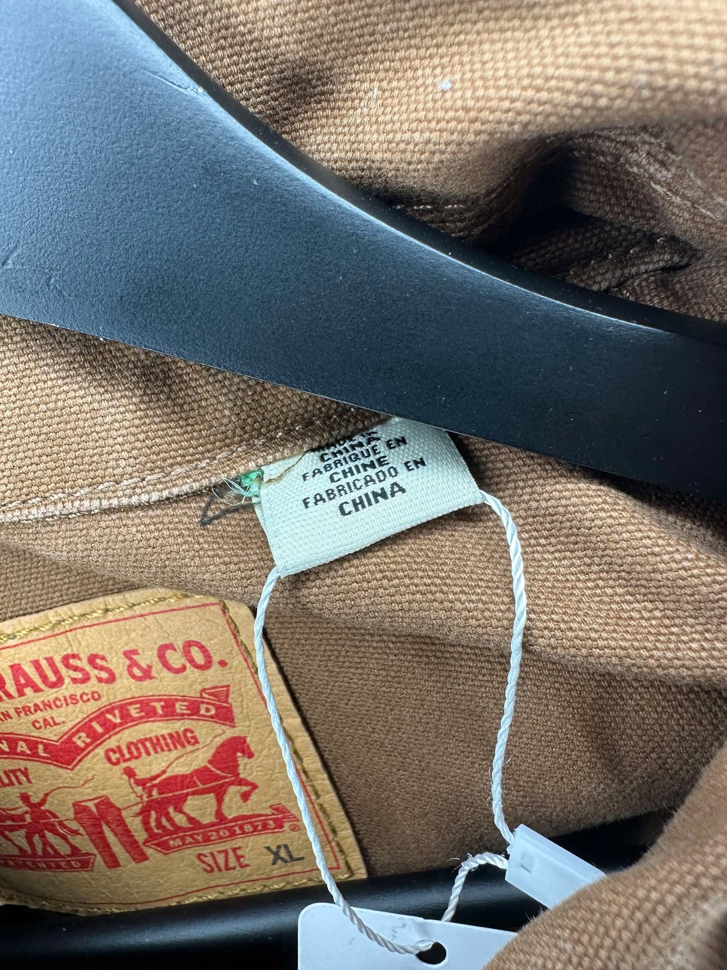 Levi's x Brown Zip Up Light Jacket - XL