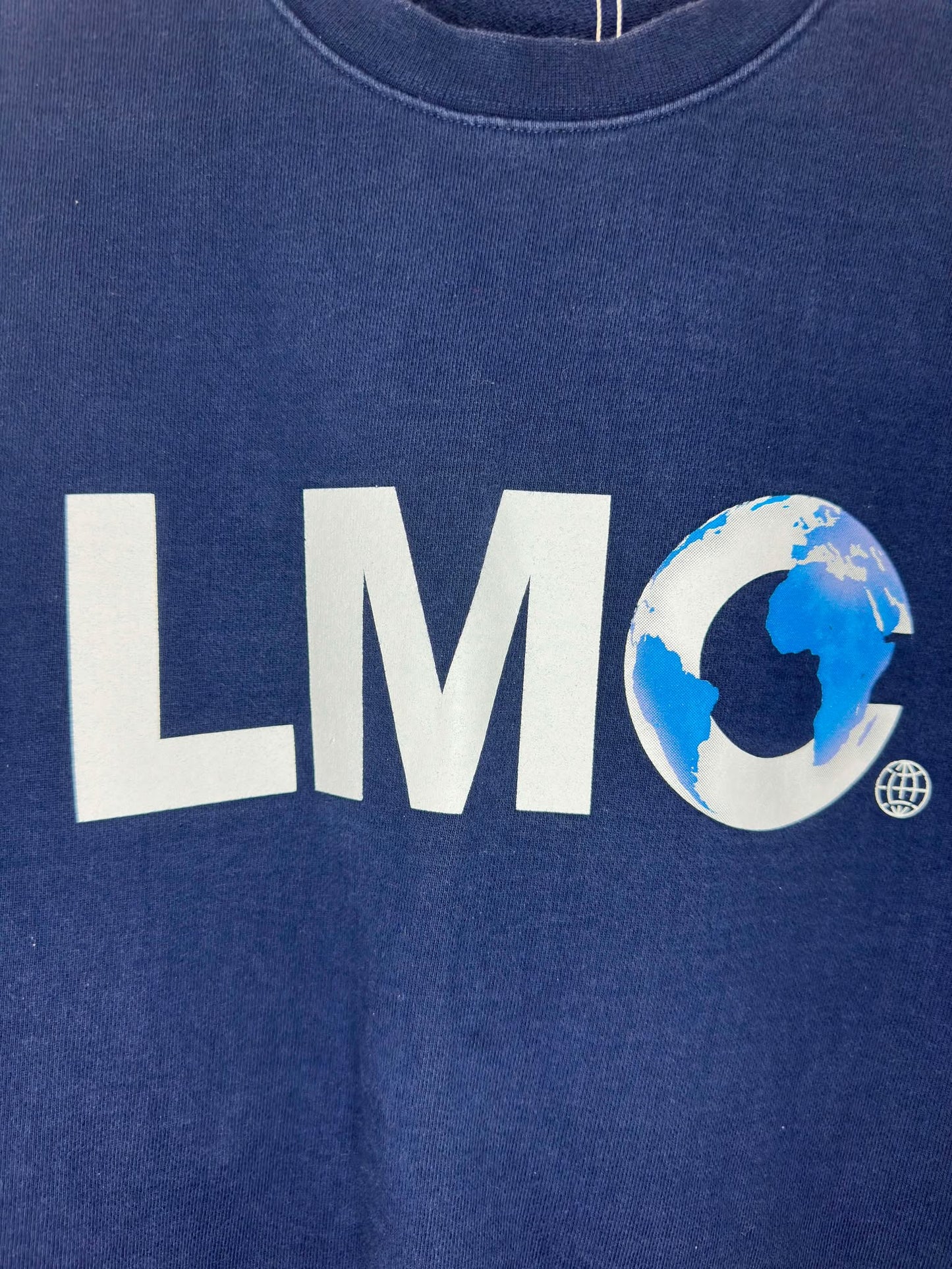LMC x Lost Management Cities Navy Pullover Crewneck - M