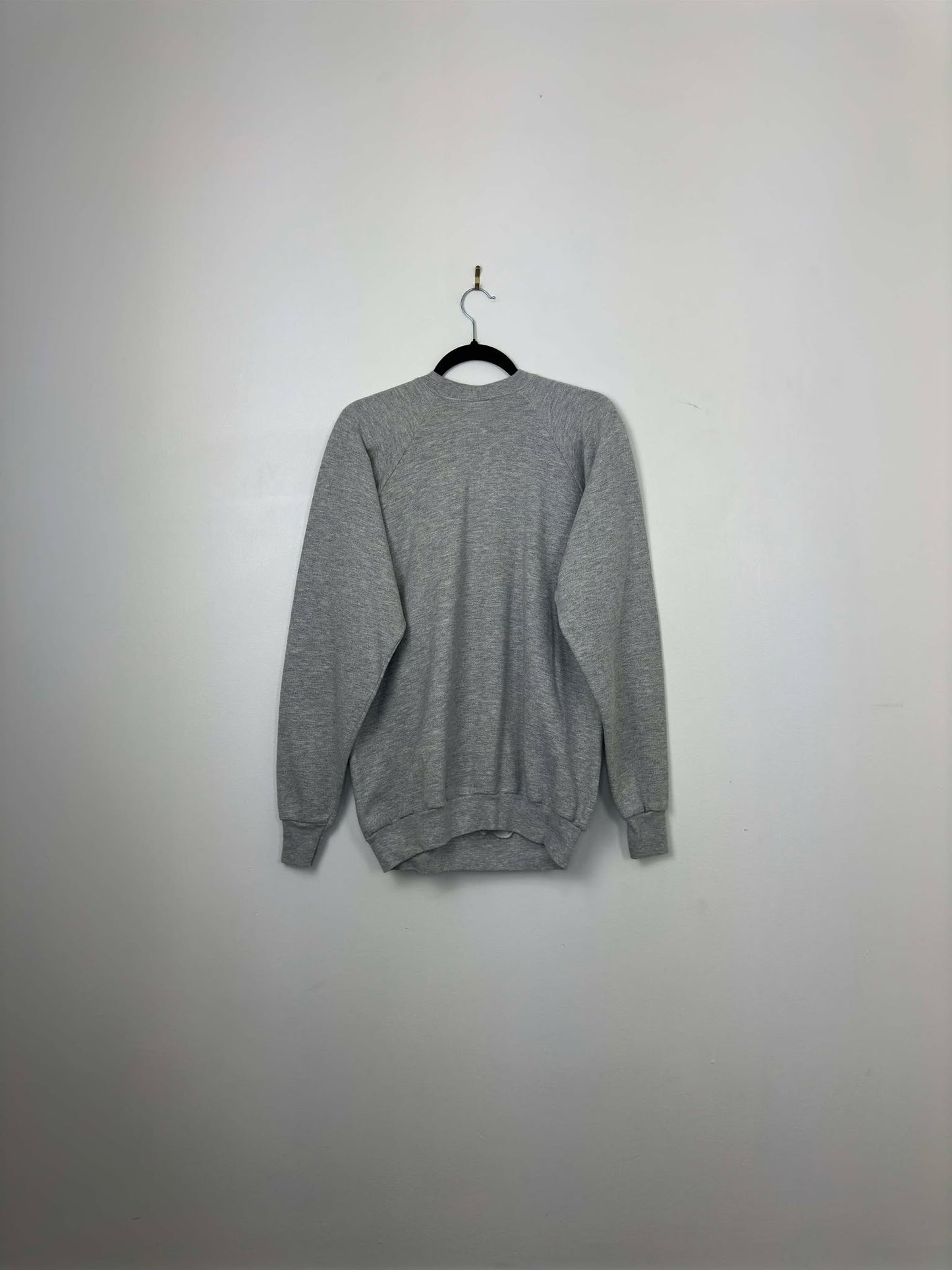 VTG x Fruit of the Loom x Just Ducky Graphic x Grey Pullover Crewneck - XL