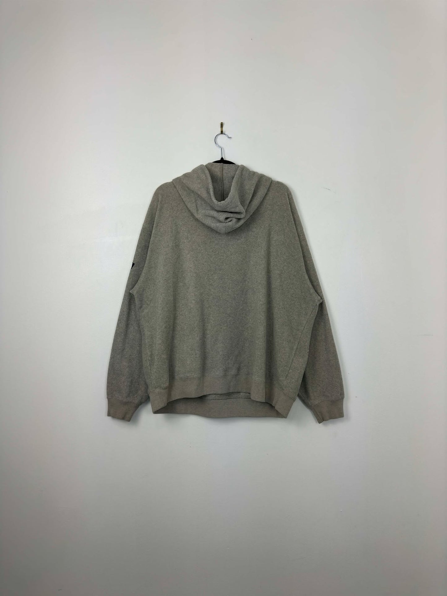 GAP x Beige Sherpa Fleece Type Pullover Hoodie - L