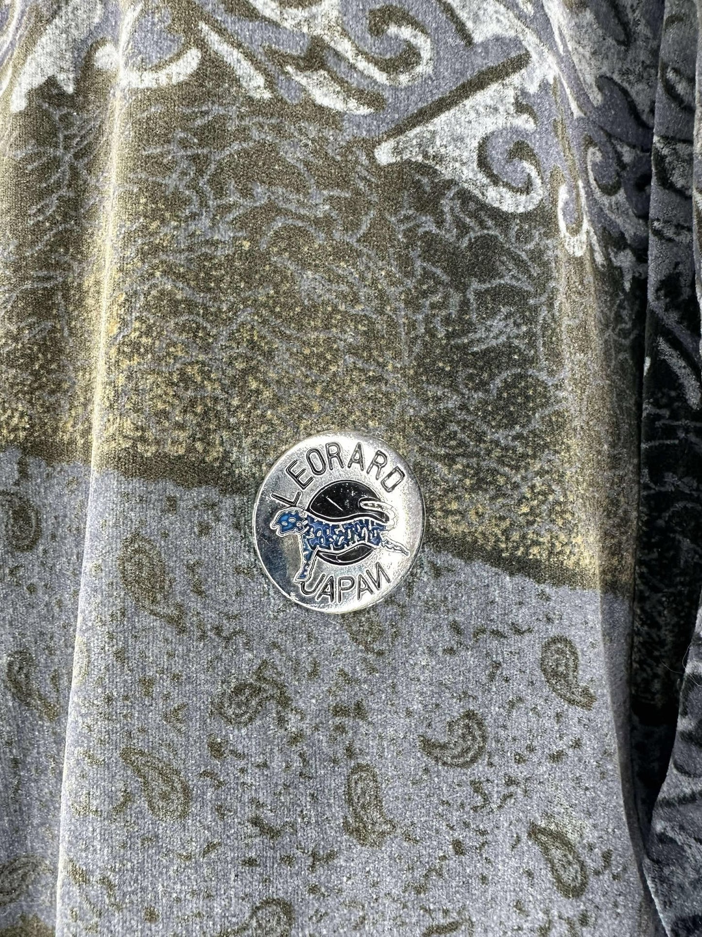 VTG x Huang Daying x AOP Print Light Bomber Style Jacket - XL