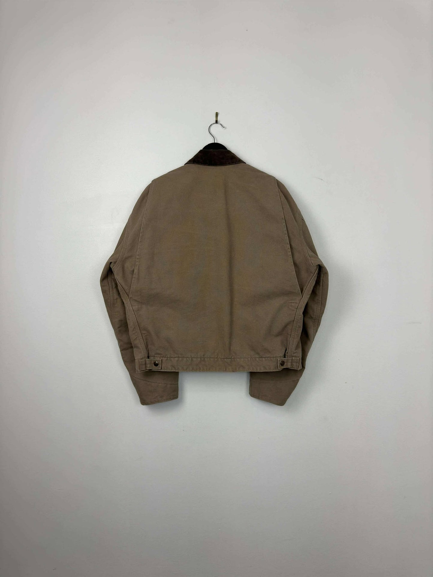 Carhartt x Blanket Lined Brown Embroidered Company Logo Detroit Jacket - L