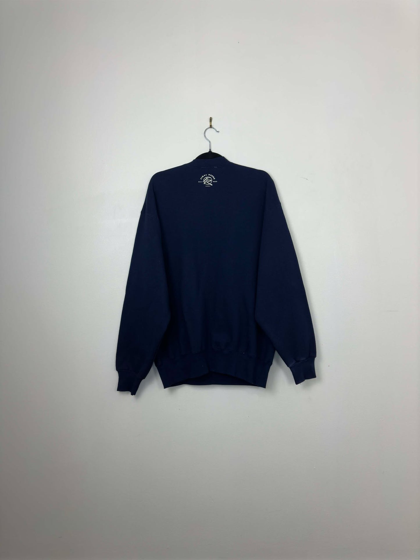VTG x Freeman Sports x Property of Final Round Golf Wear x Navy Pullover Crewneck - L