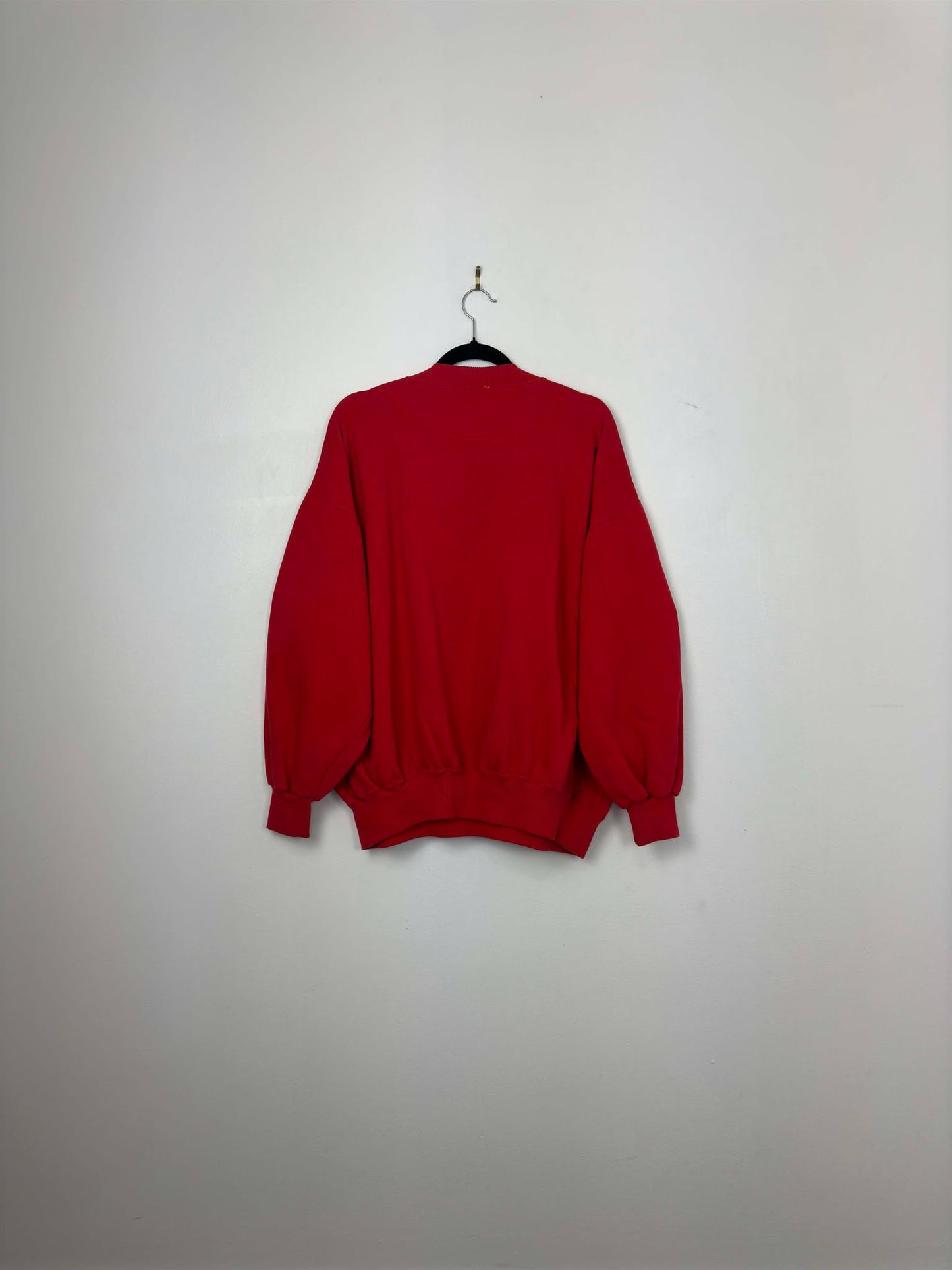 VTG x All Canada x Curling Bears x Red Pullover Crewneck - XL