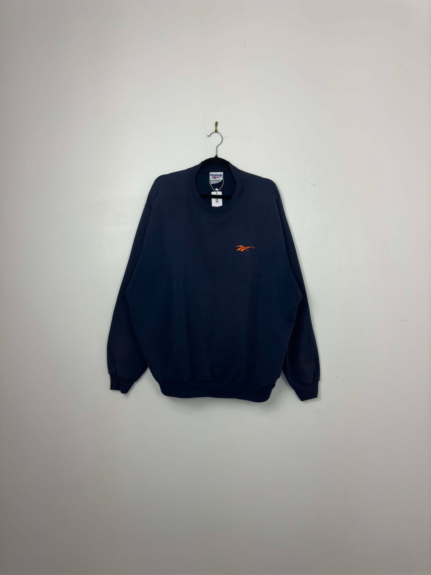VTG x Reebok x Essential Perfect Fade Navy Pullover Crewneck - XXL