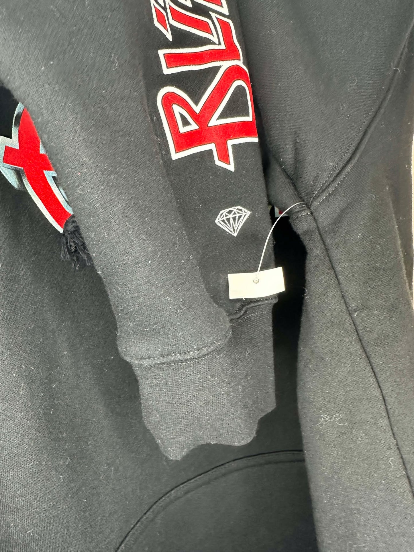 BNWT x Diamond Supply x Ozzy Osbourne x Full Graphic Black Pullover Hoodie - XXL