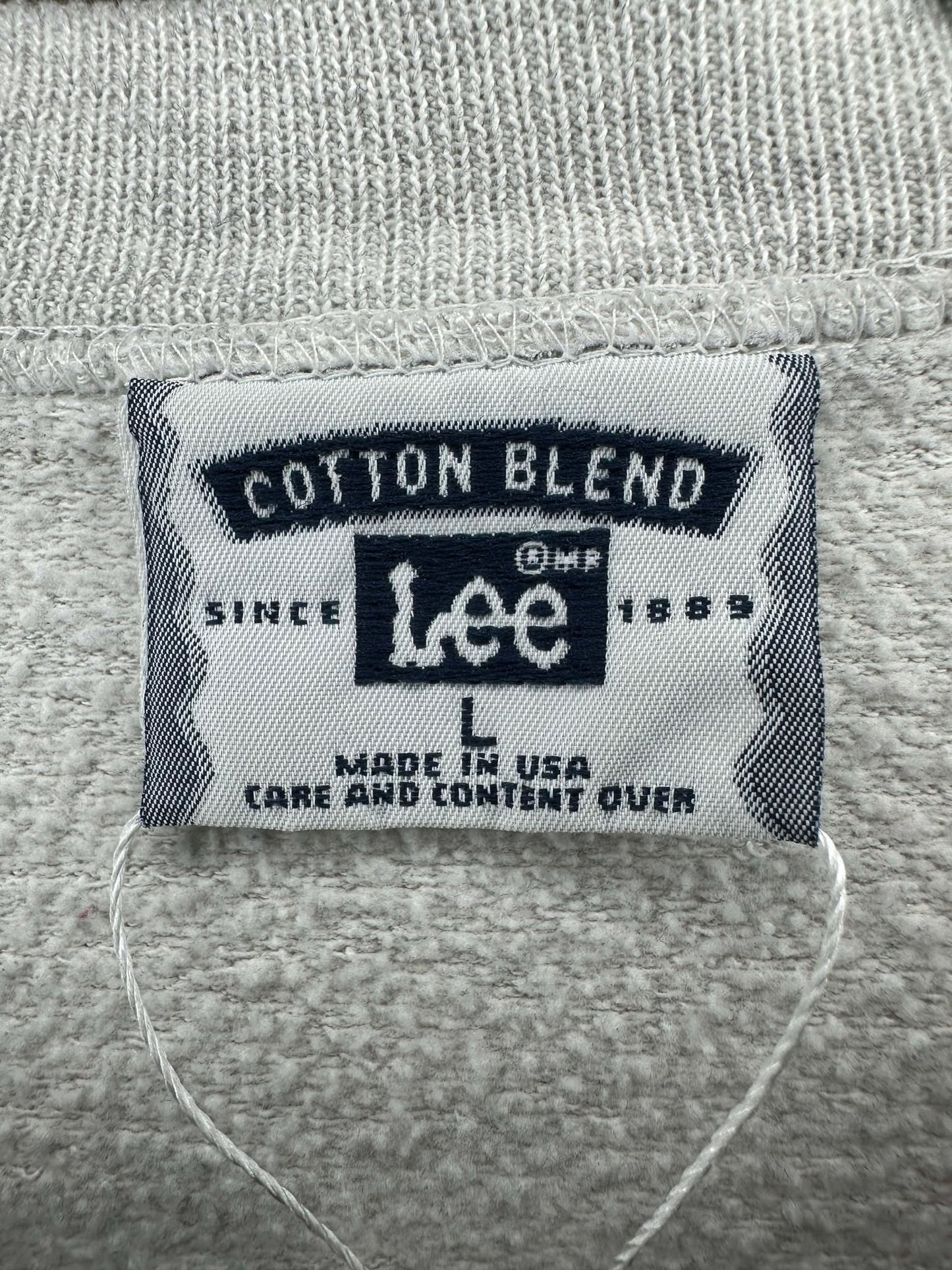 VTG x LEE x United States NAVY x Grey Pullover Crewneck - L