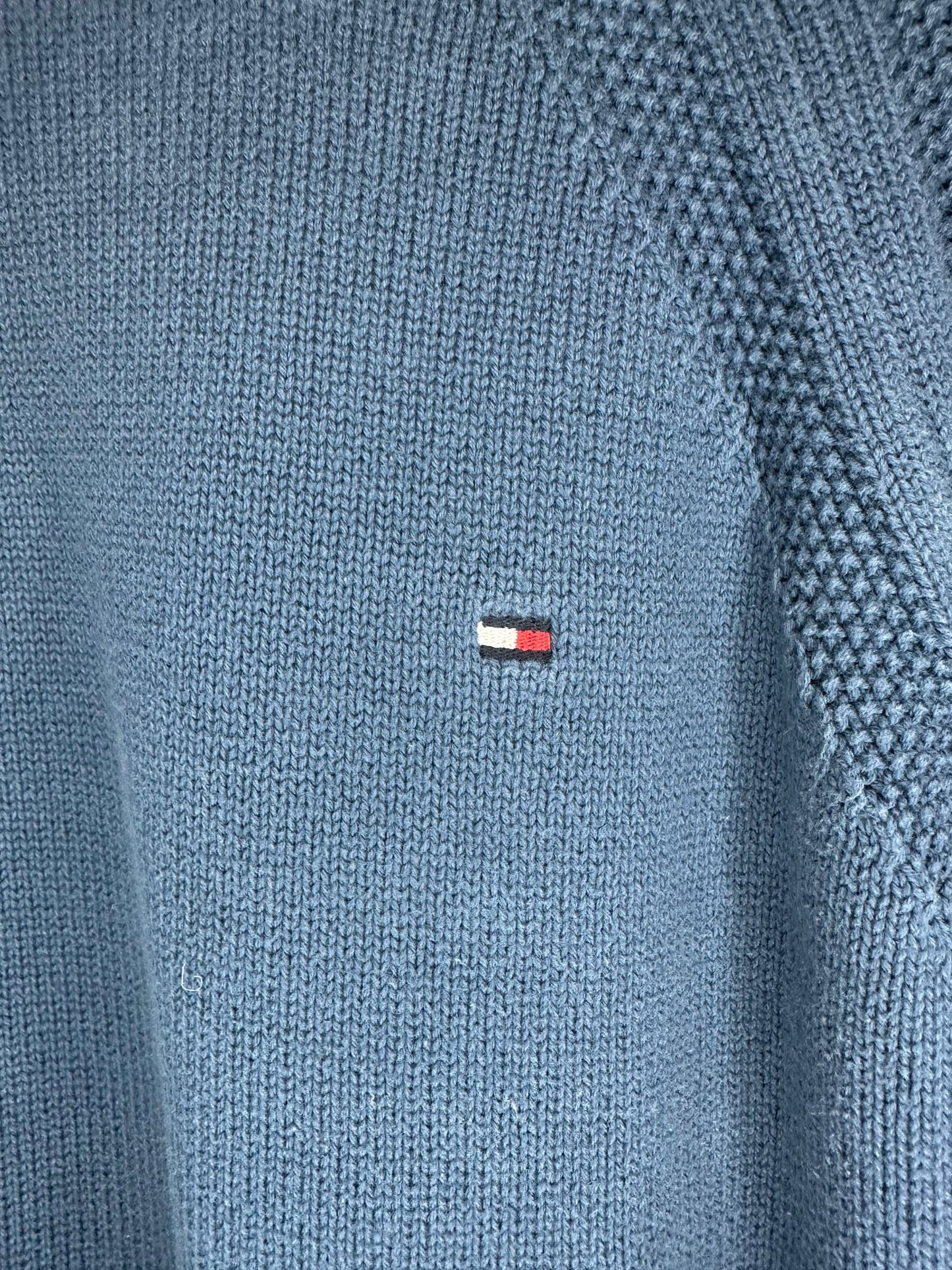 Y2K x Tommy Hilfiger x Navy Pullover Knit Sweater - M