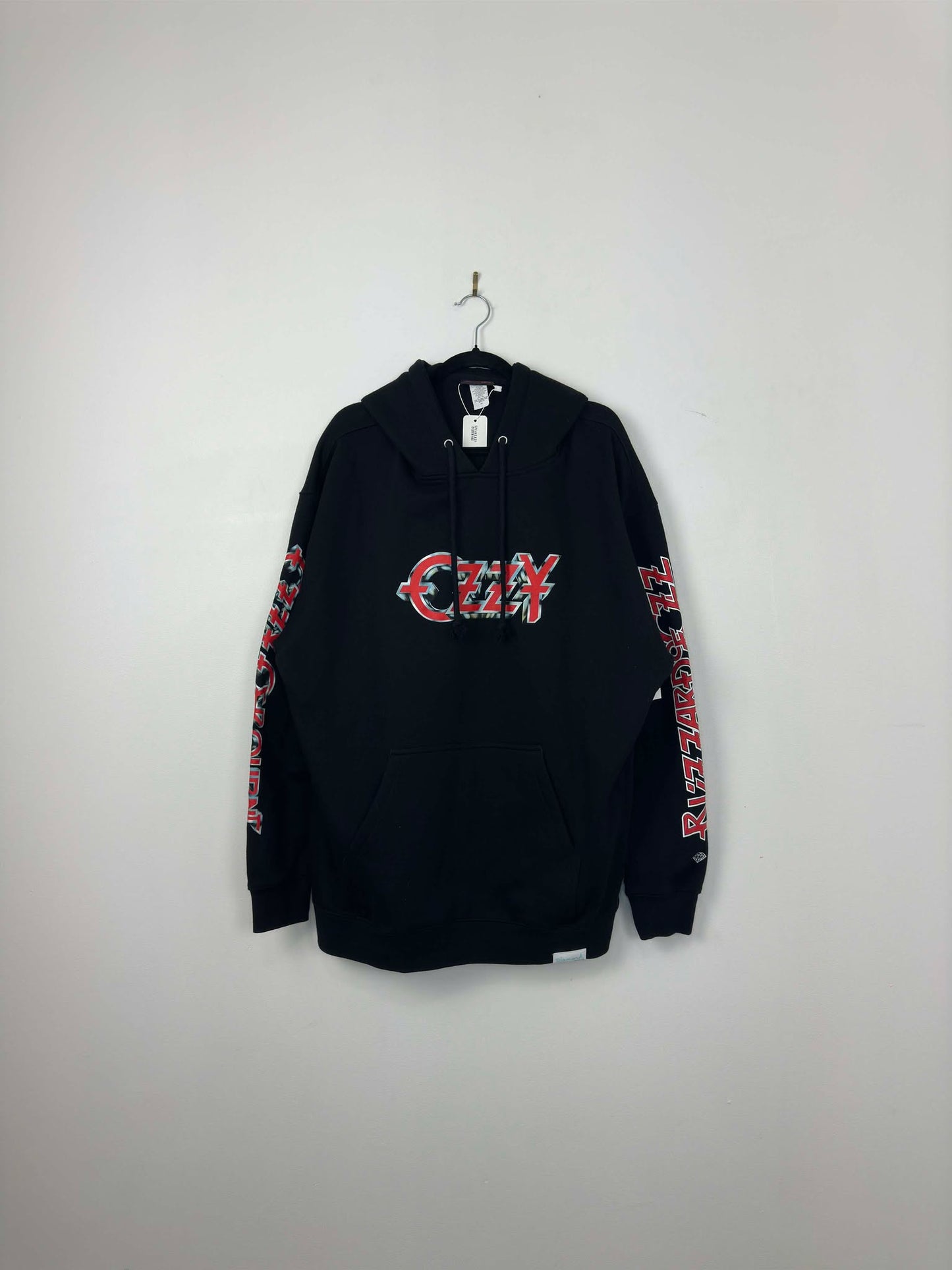 BNWT x Diamond Supply x Ozzy Osbourne x Full Graphic Black Pullover Hoodie - XXL