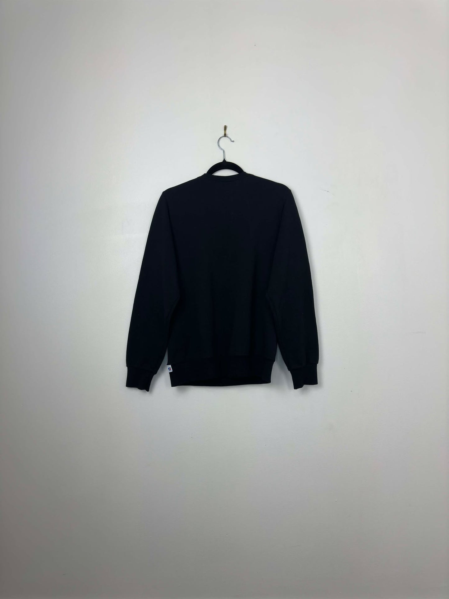 VTG x Russell Athletic x Duke University x Blue Devil x Black Pullover Crewneck - S