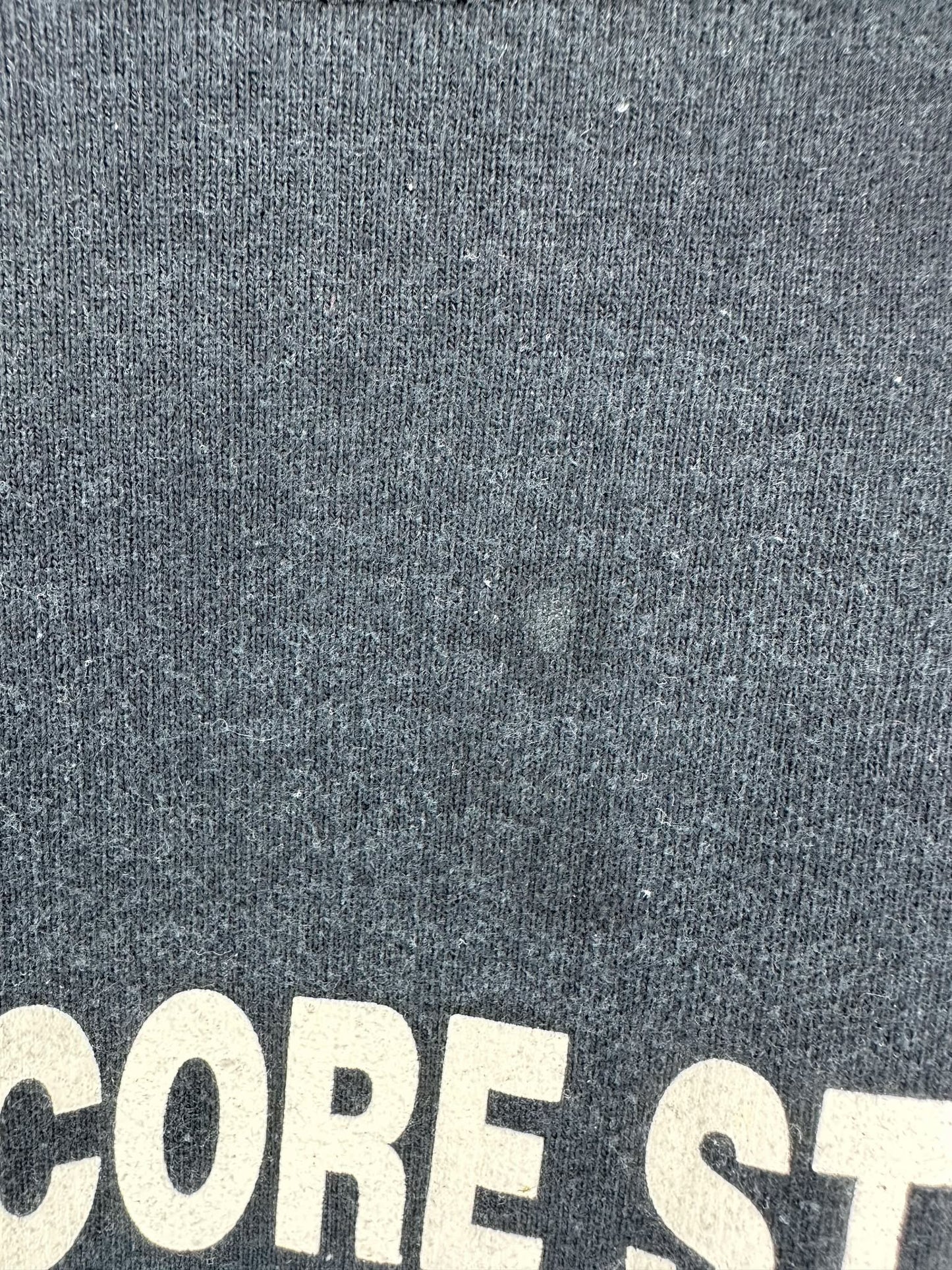 VTG x Fruit of the Loom x Score Study x Music Notes Graphic x Black Pullover Crewneck - XL