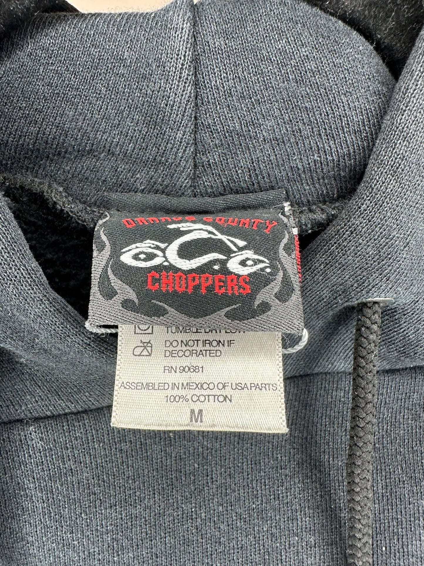 Orange County Choppers x Black Essential Pullover Hoodie - M
