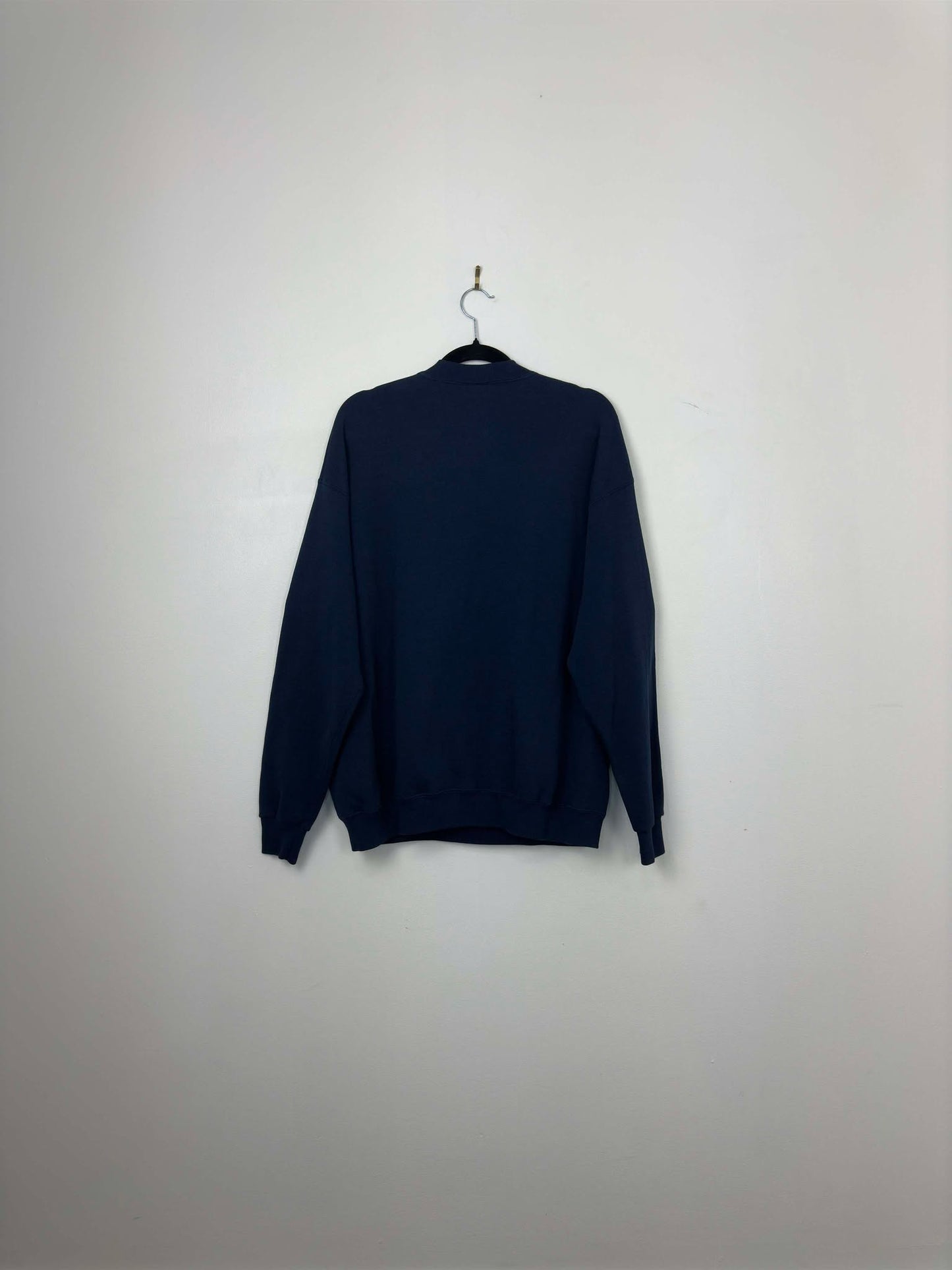 VTG x LEE x To Ride or Not to Ride? Graphic x Navy Pullover Crewneck - XL