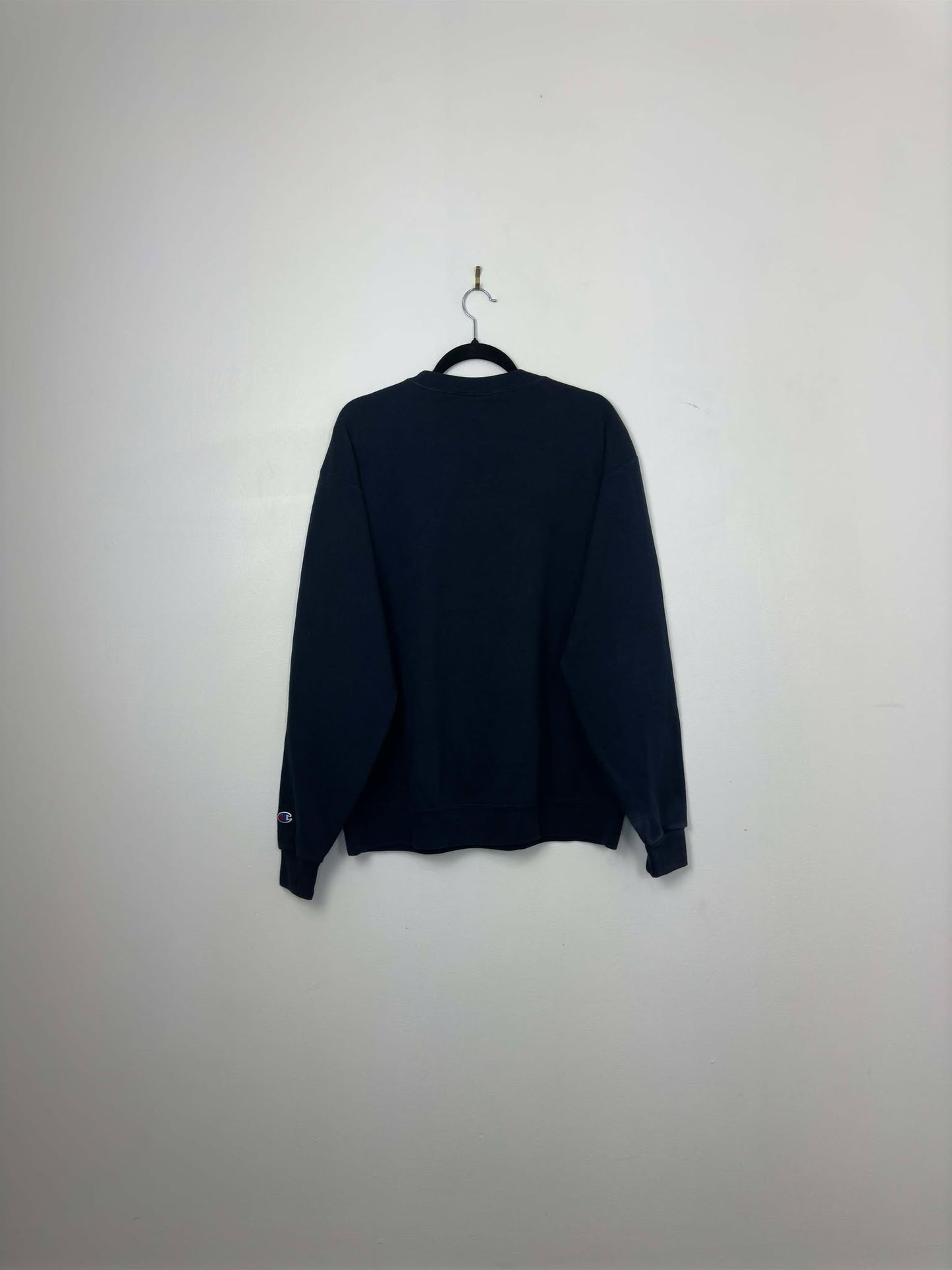 Champion x North Carolina University x Black Pullover Crewneck - L