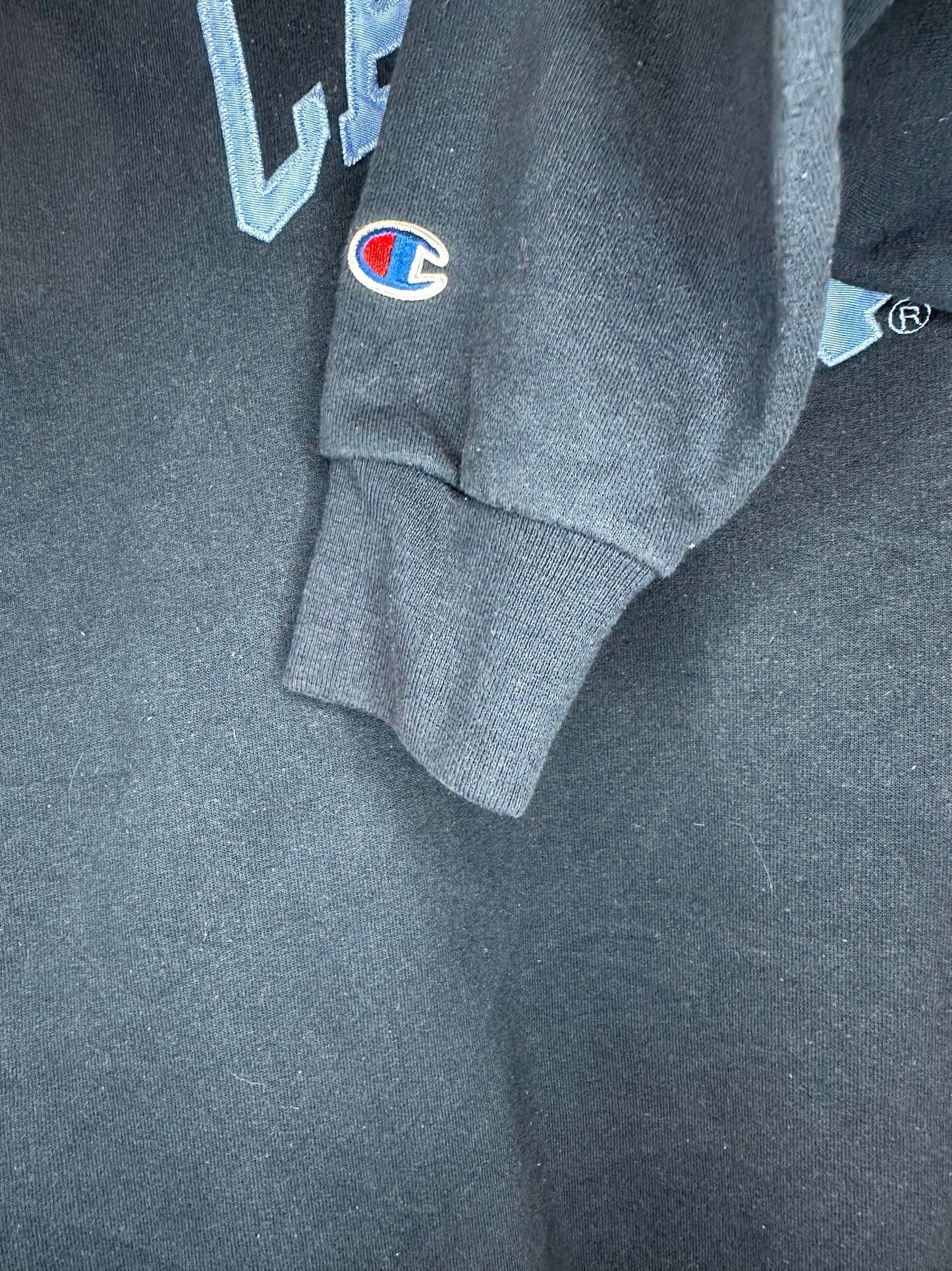 Champion x North Carolina University x Black Pullover Crewneck - L