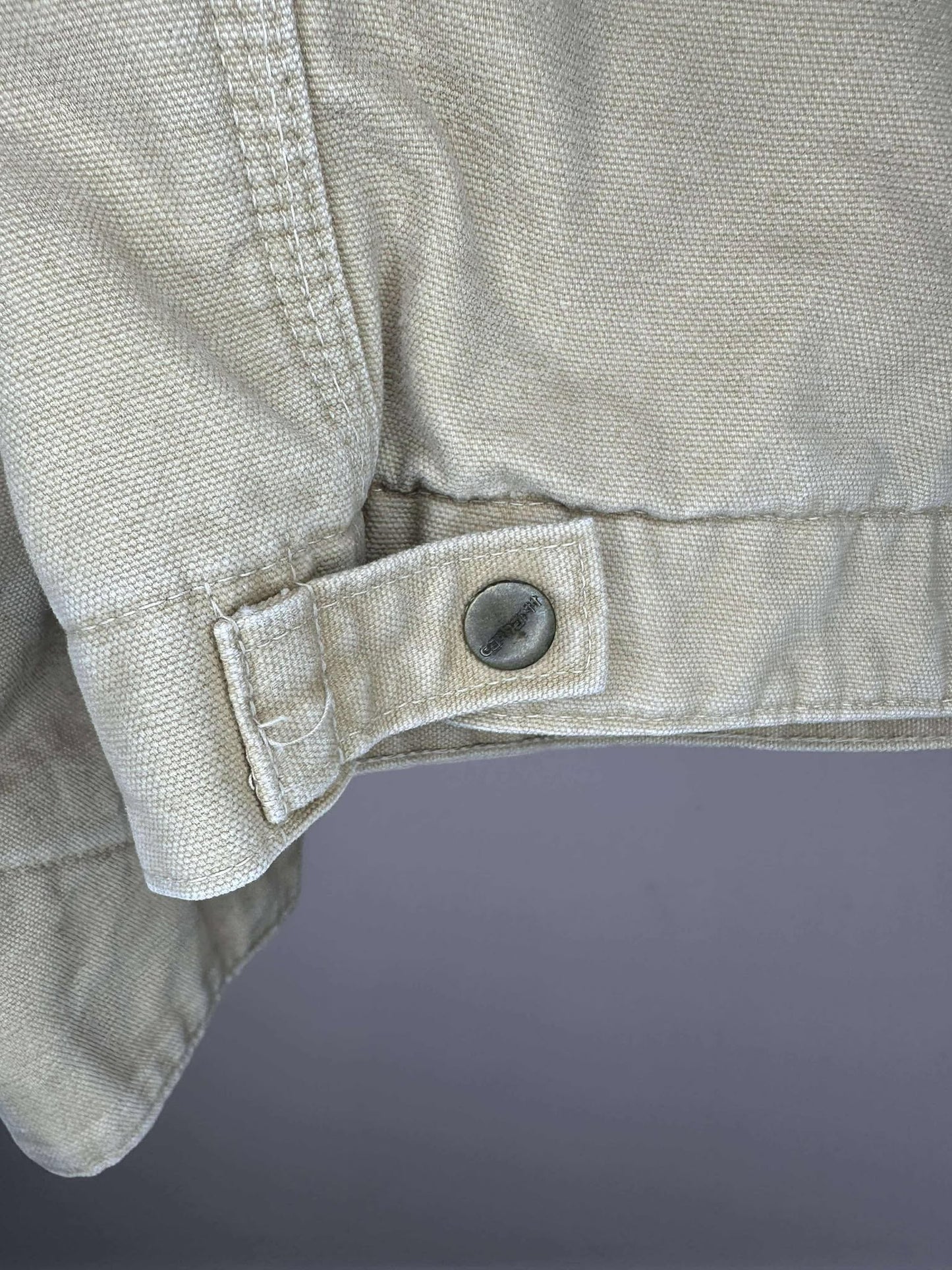 Carhartt x Blanket Lined Beige / Perfect Fading Detroit Jacket - Cut Tag (L)
