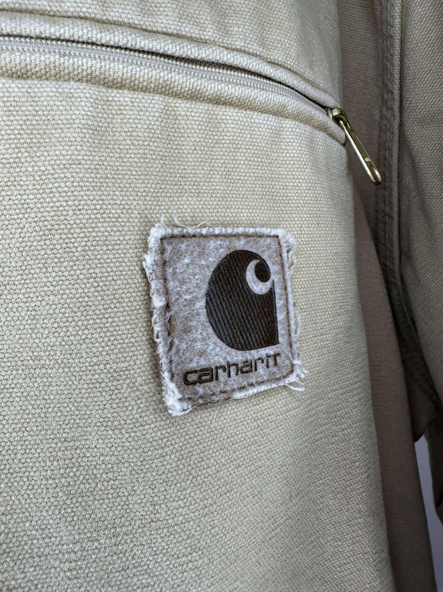 Carhartt x Blanket Lined Beige / Perfect Fading Detroit Jacket - Cut Tag (L)