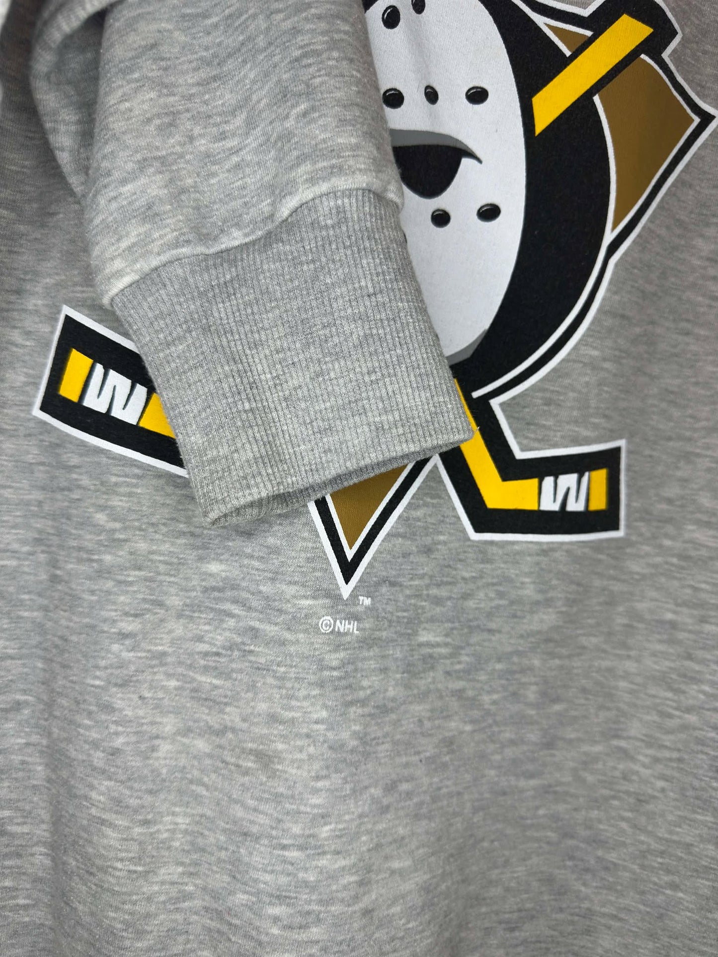 NFL x Anaheim Mighty Ducks x Grey Pullover Crewneck - M