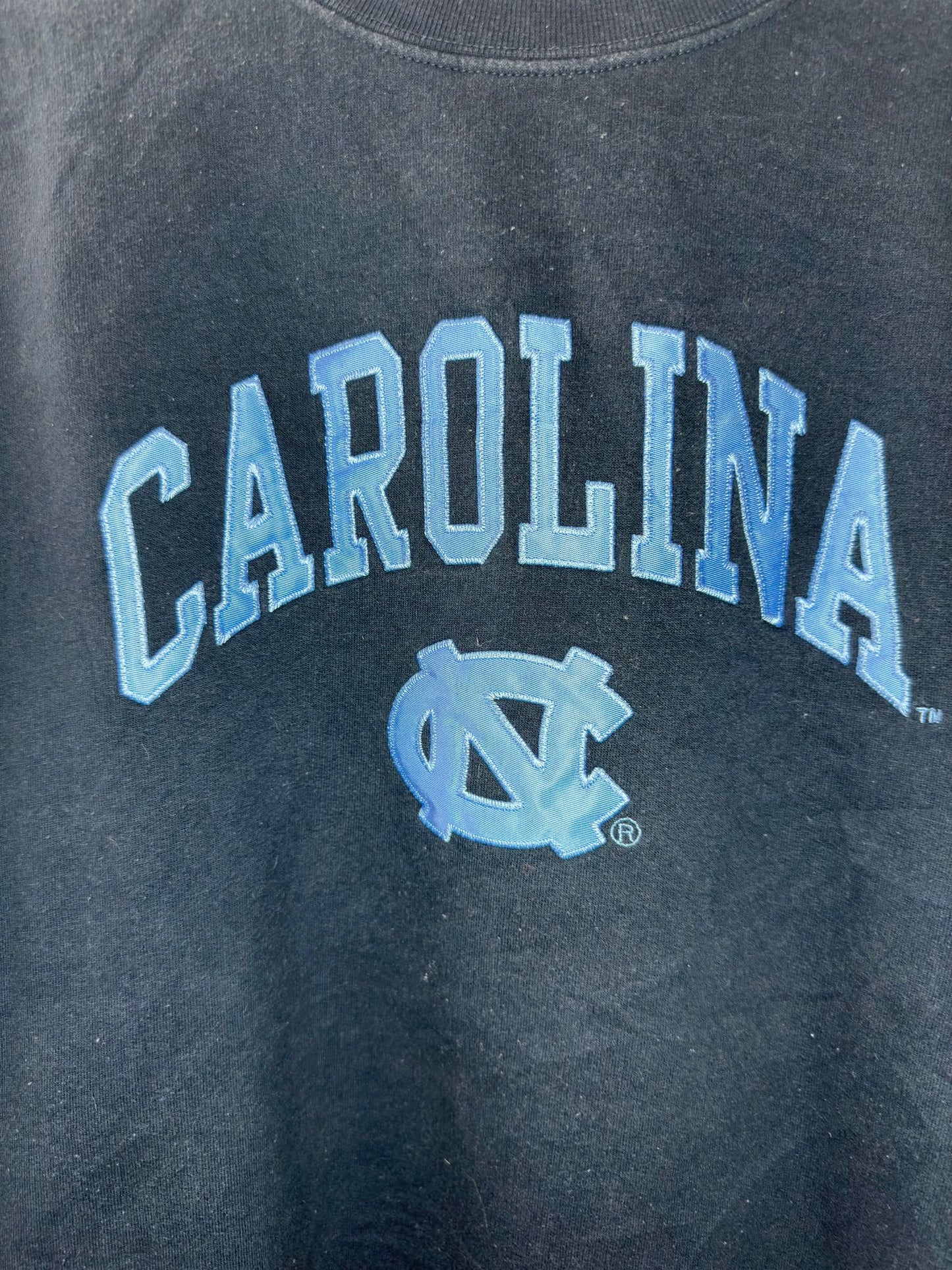 Champion x North Carolina University x Black Pullover Crewneck - L
