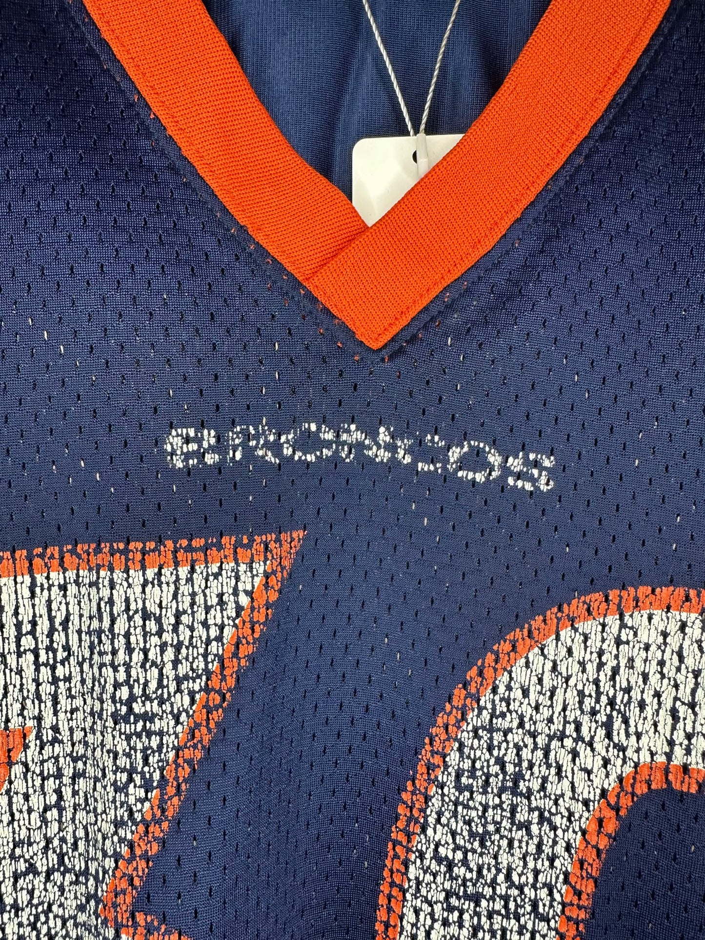 VTG x Team Nike x NFL x Denver Broncos x Terrell Davis x Navy Football Jersey - XXL