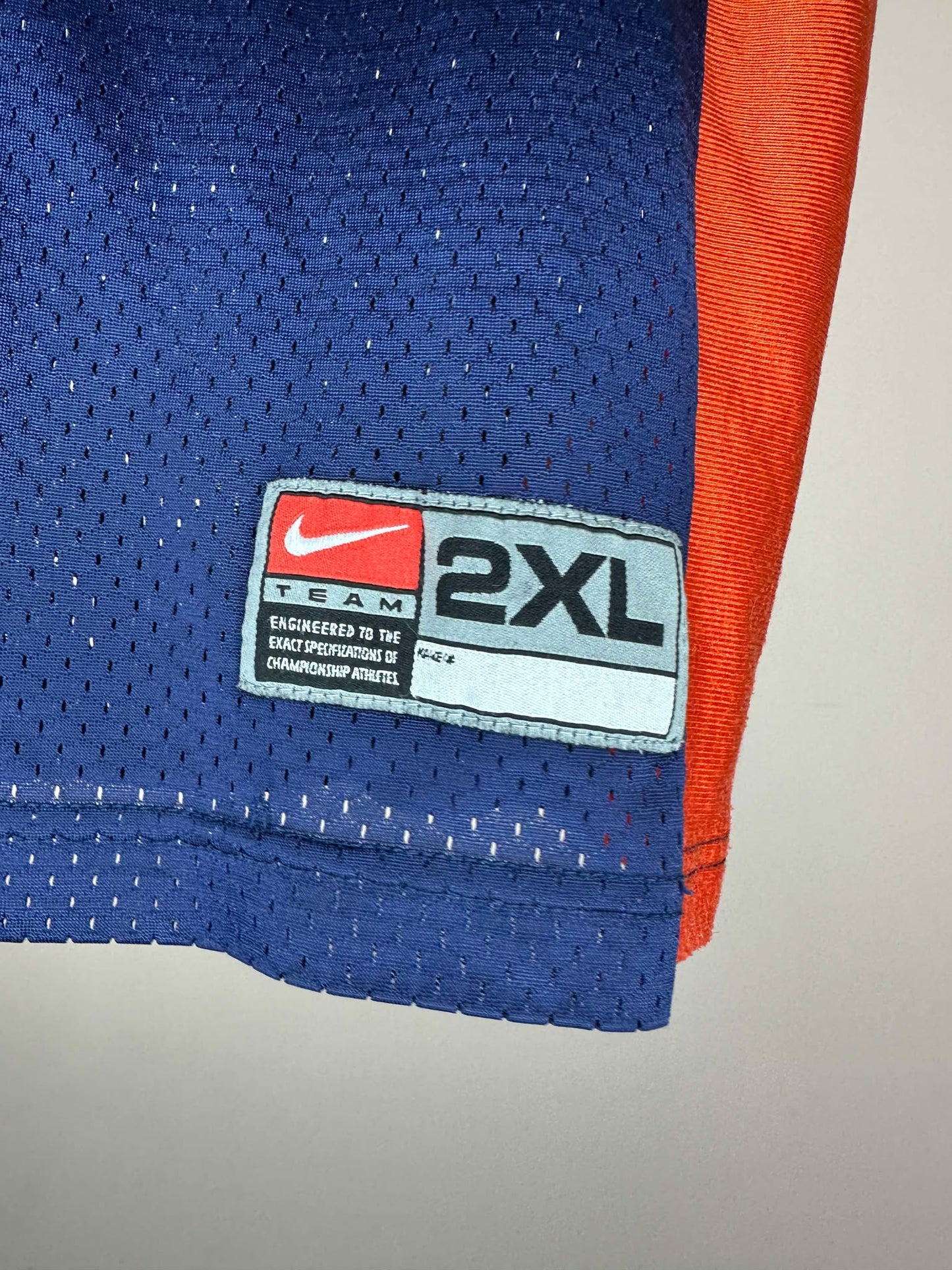 VTG x Team Nike x NFL x Denver Broncos x Terrell Davis x Navy Football Jersey - XXL