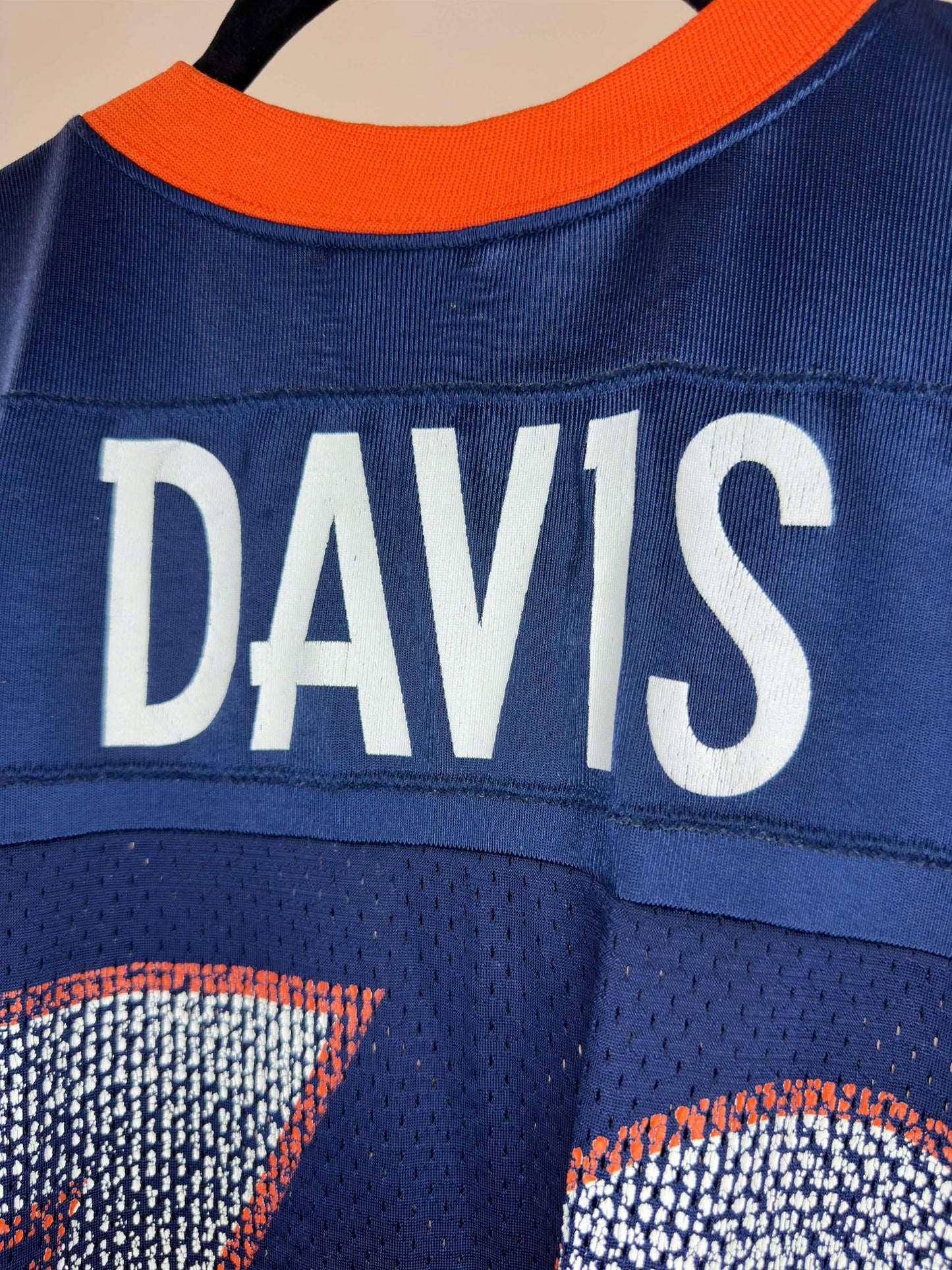 VTG x Team Nike x NFL x Denver Broncos x Terrell Davis x Navy Football Jersey - XXL