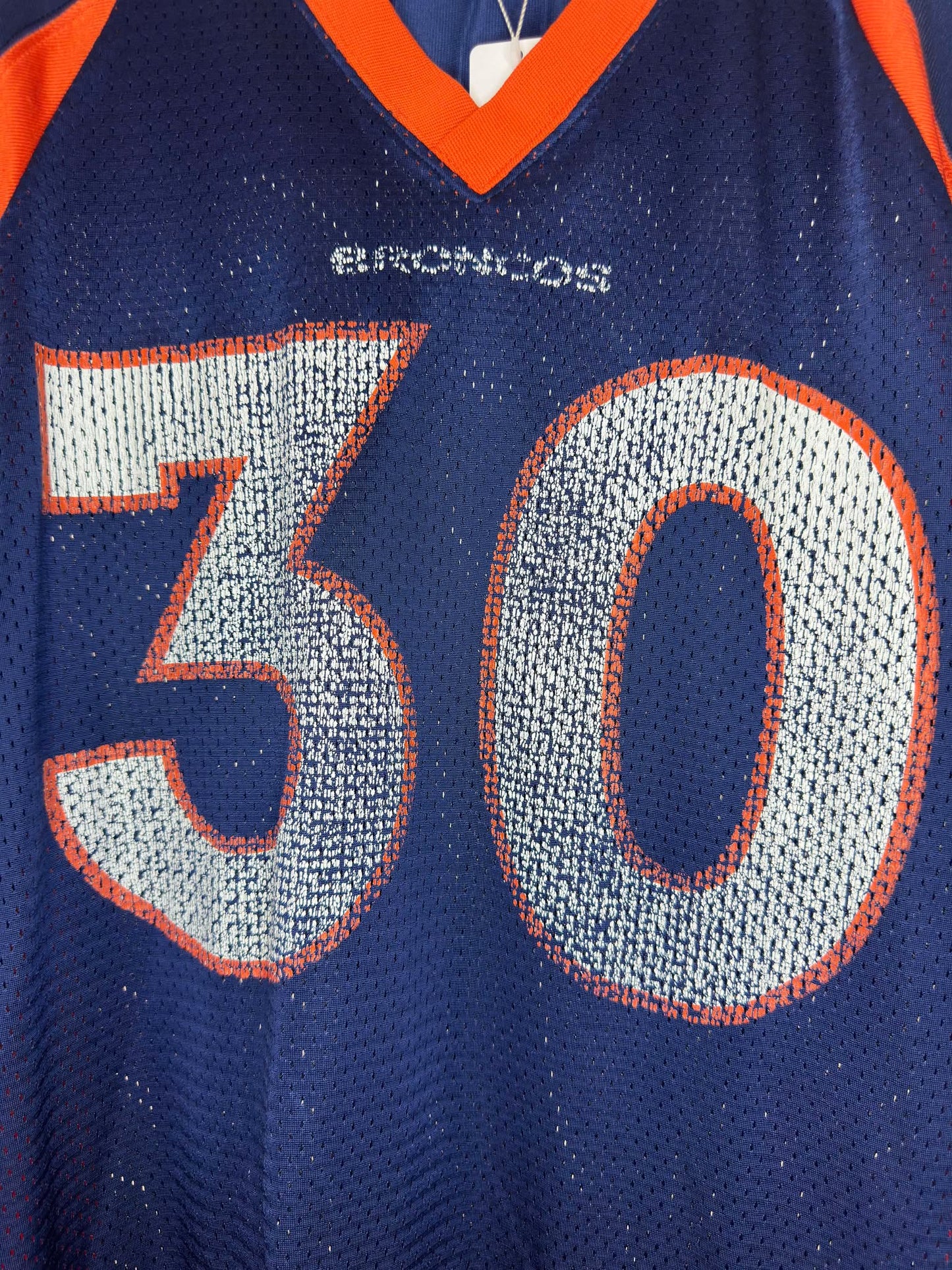 VTG x Team Nike x NFL x Denver Broncos x Terrell Davis x Navy Football Jersey - XXL