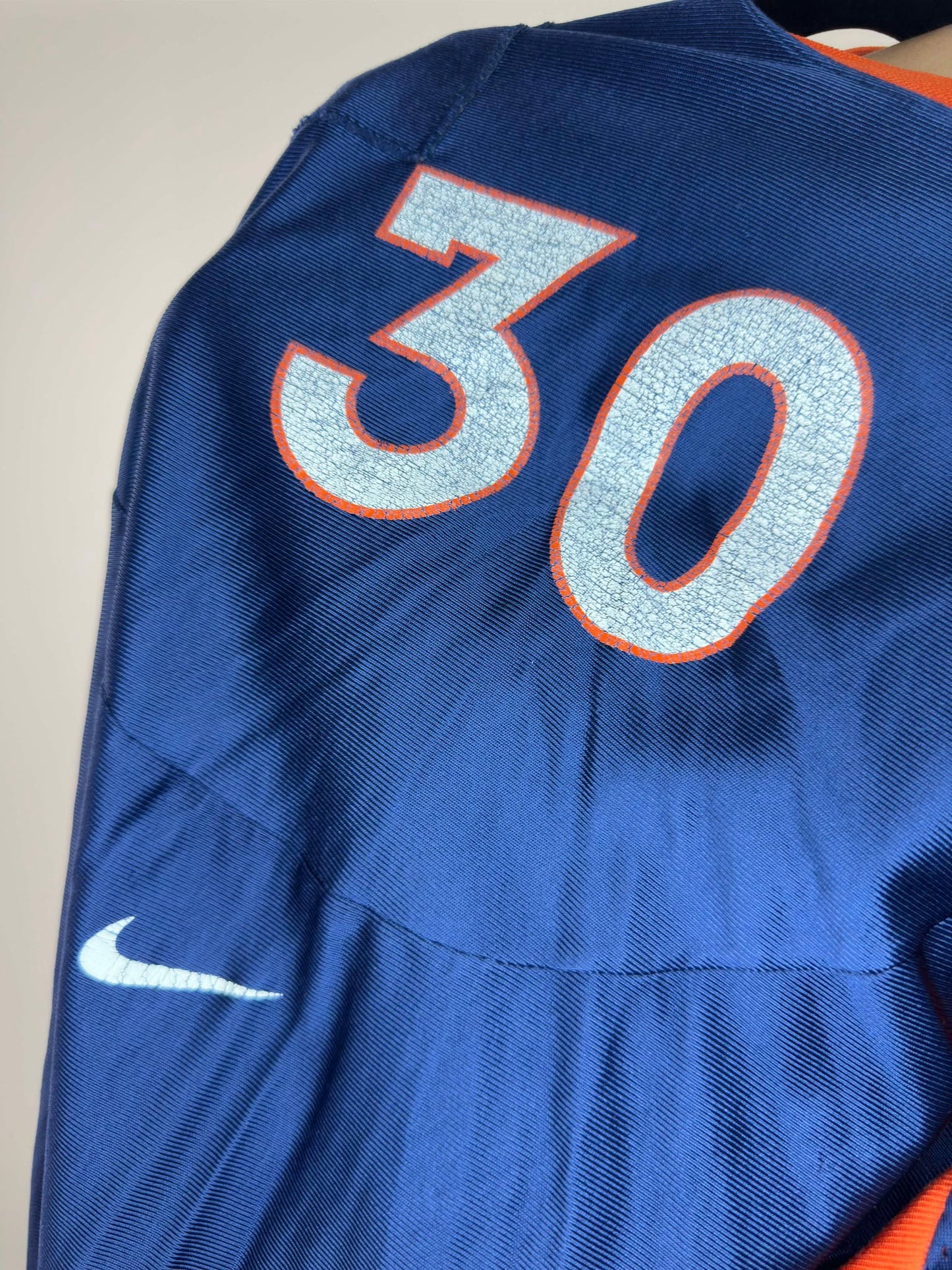 VTG x Team Nike x NFL x Denver Broncos x Terrell Davis x Navy Football Jersey - XXL